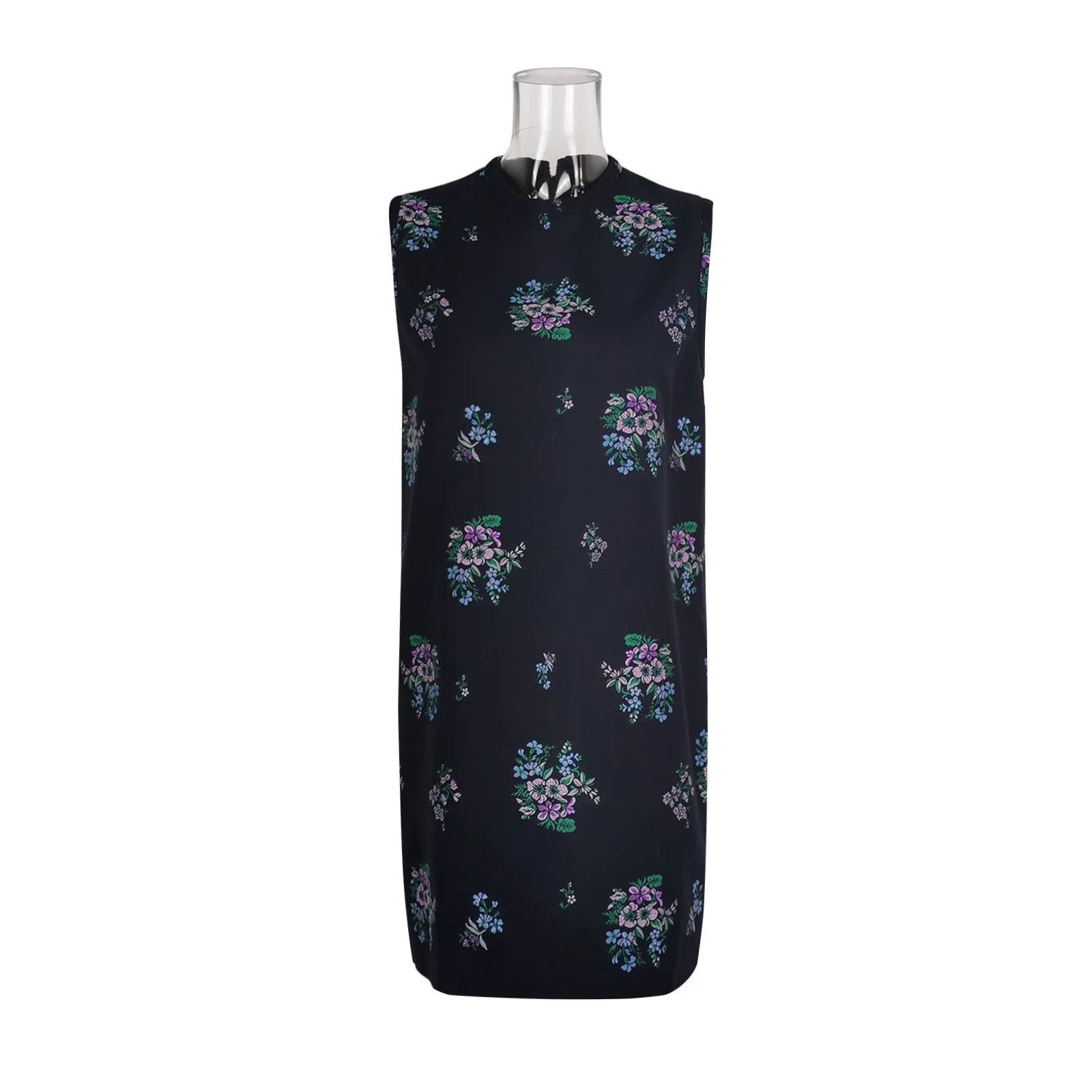 Gucci Gucci Wool Blend Floral Embroidery Sleeveless Dress Size S / US 4 / IT 40 - 1 Thumbnail