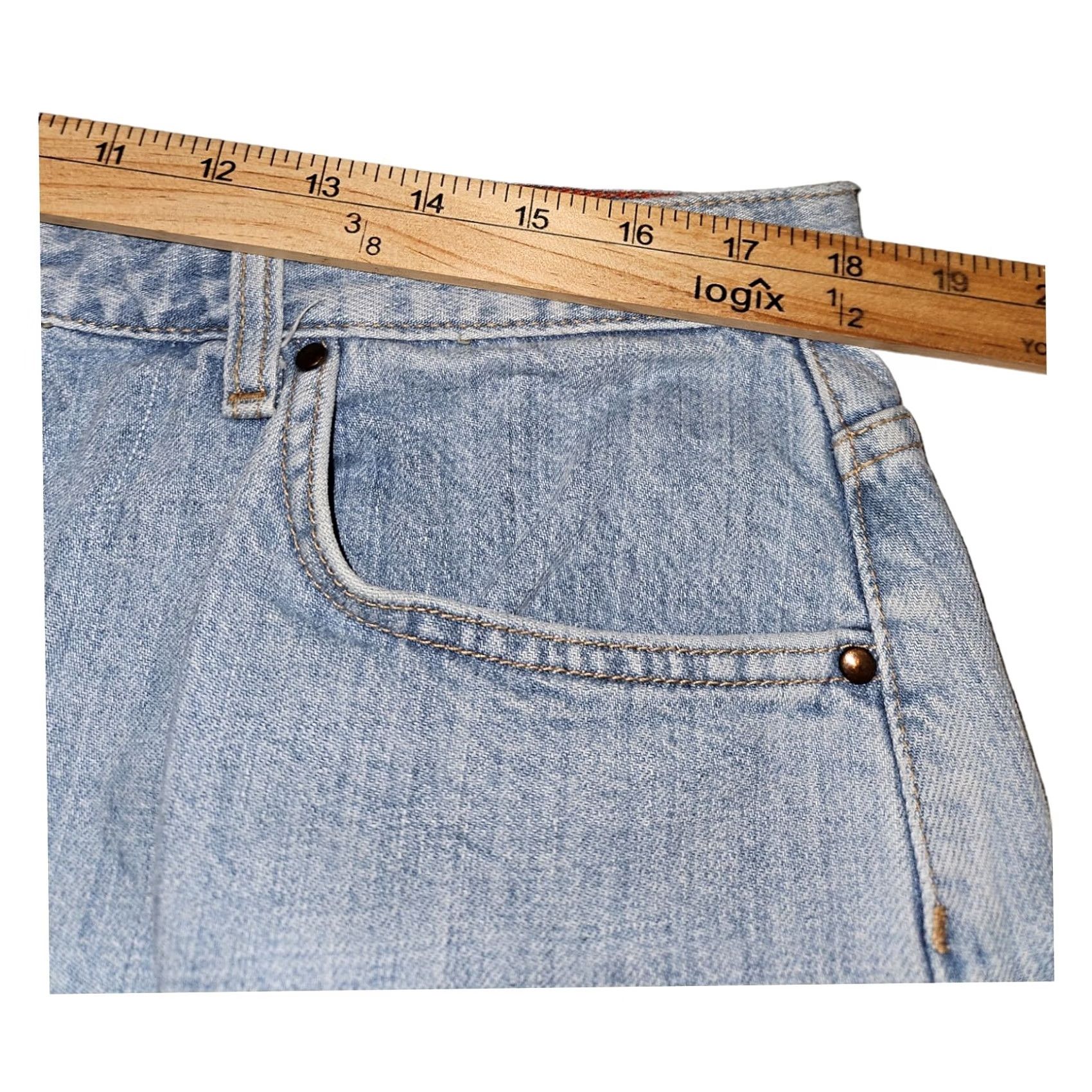 Tommy Hilfiger VINTAGE Tommy Hilfiger Denim Skirt 16 Y2K 90's Classic Slit Women's Size 38" / US 16 / IT 52 - 4 Thumbnail