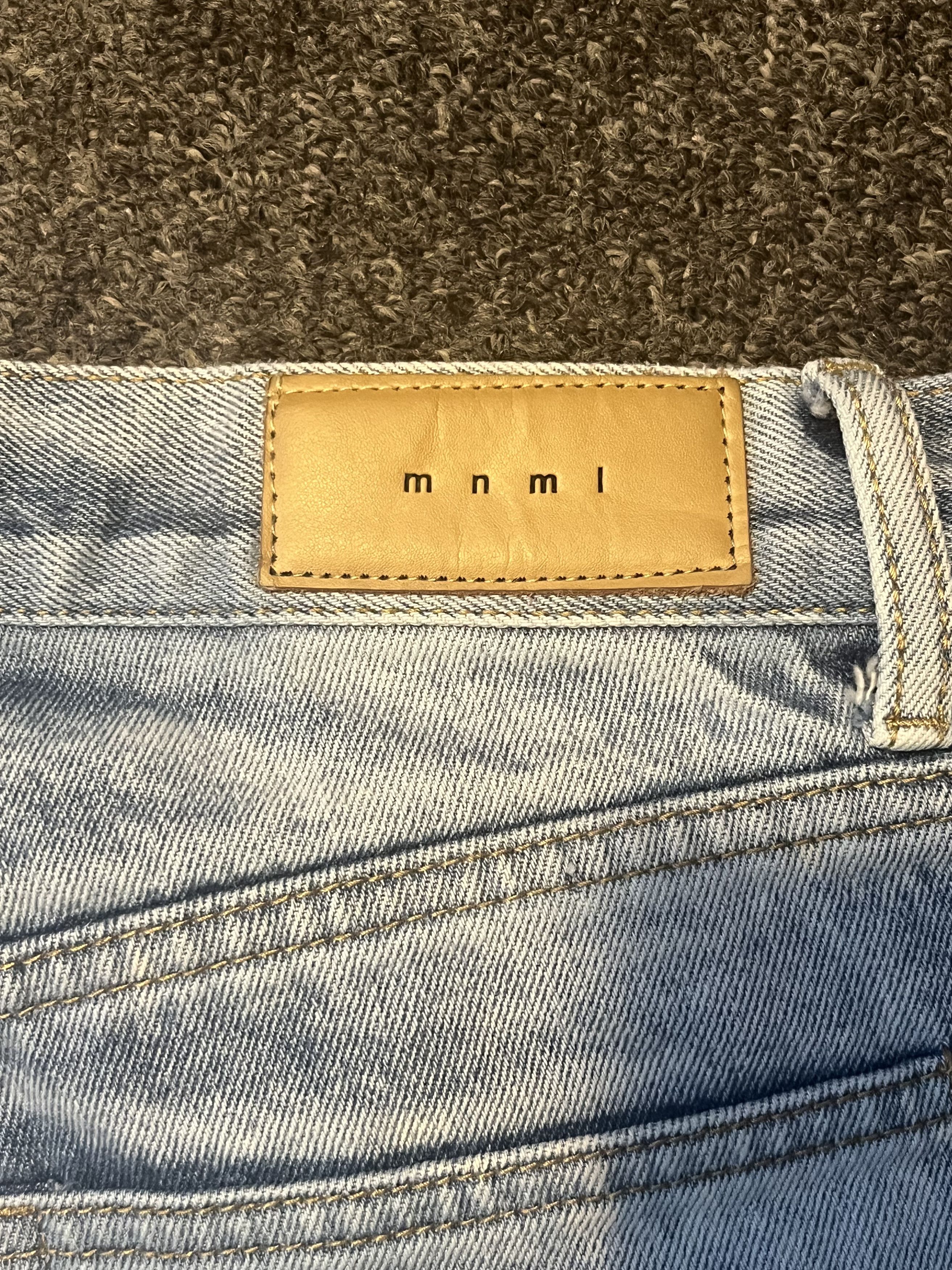 MNML Y2K Angel Design Striaght-Leg Jeans Size US 31 - 5 Thumbnail