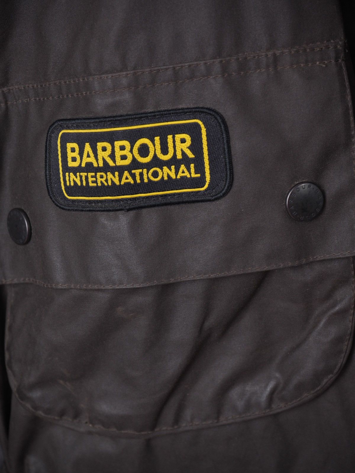 Barbour Barbour International Wax Duracotton Belted Jacket T590 Size US XXL / EU 58 / 5 - 5 Thumbnail