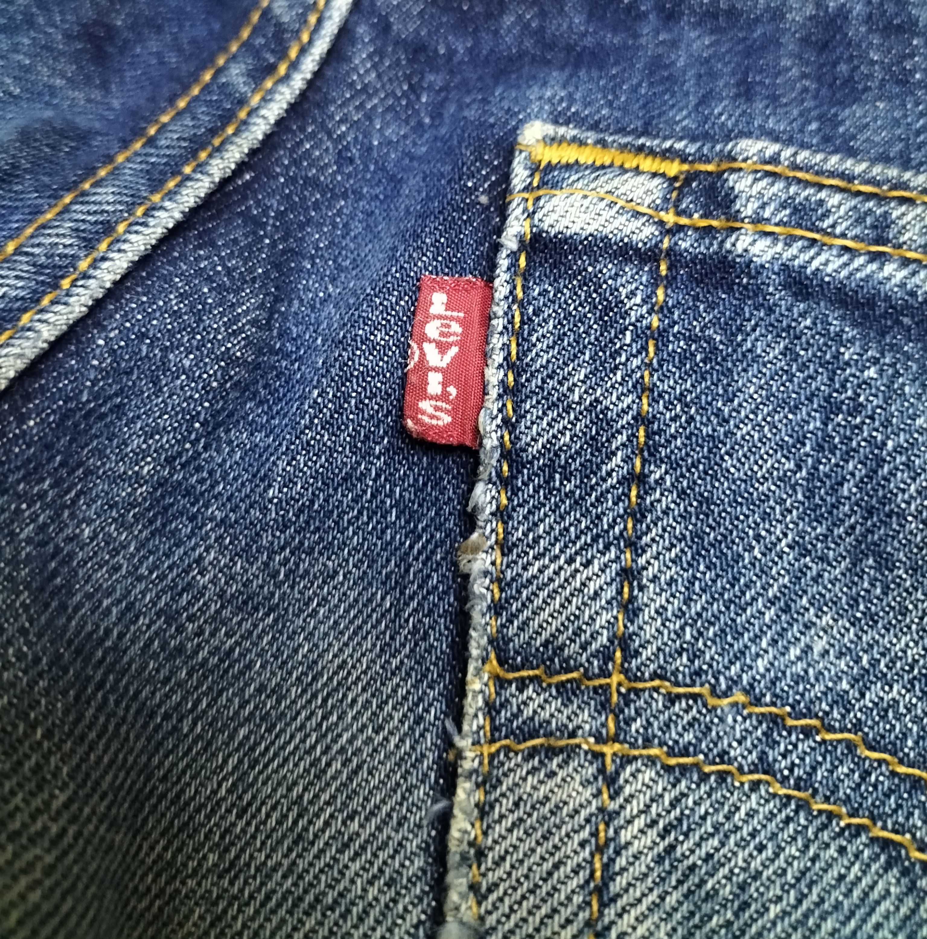 Levi's Vintage Clothing Vintage Levis 501xx natural fade distressed jeans Size US 29 - 9 Thumbnail