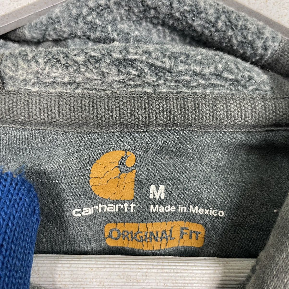 Carhartt × Vintage 💥STEAL CARHARTT TRASHED HOODIE SWEATER SUNFADED Size US M / EU 48-50 / 2 - 9 Thumbnail