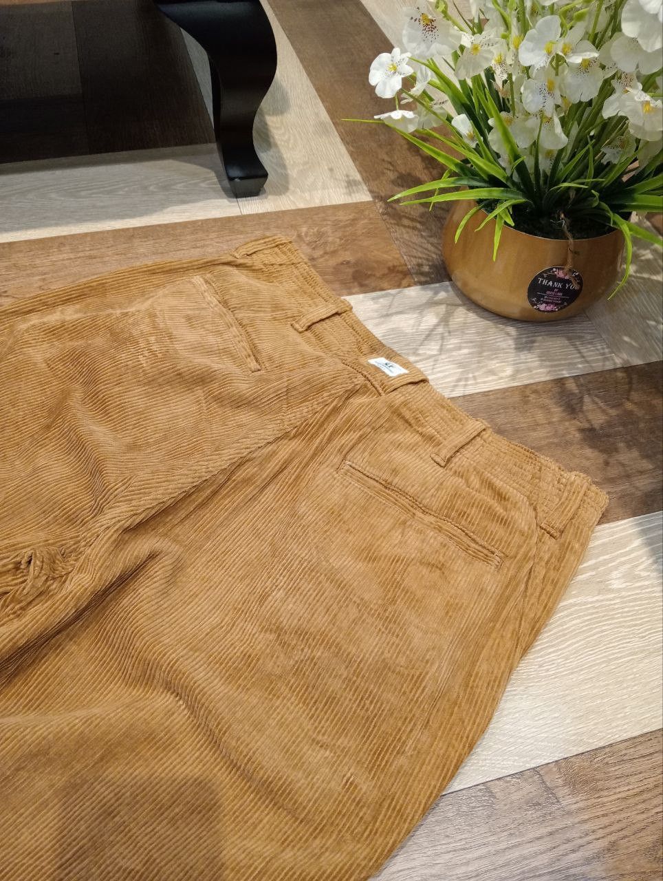 Sassafras JAPANESE SASSAFRAS WIDE BAGGY CORDUROY PANTS Size US 35 - 14 Thumbnail