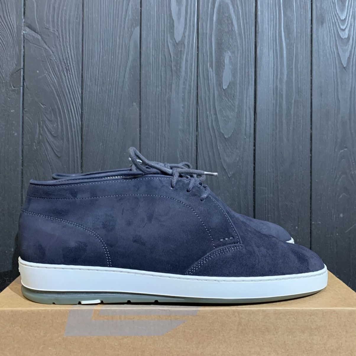 Heschung HESCHUNG Men’s Suede Ankle Sneakers Size 41 EU Size US 8 / EU 41 - 1 Thumbnail