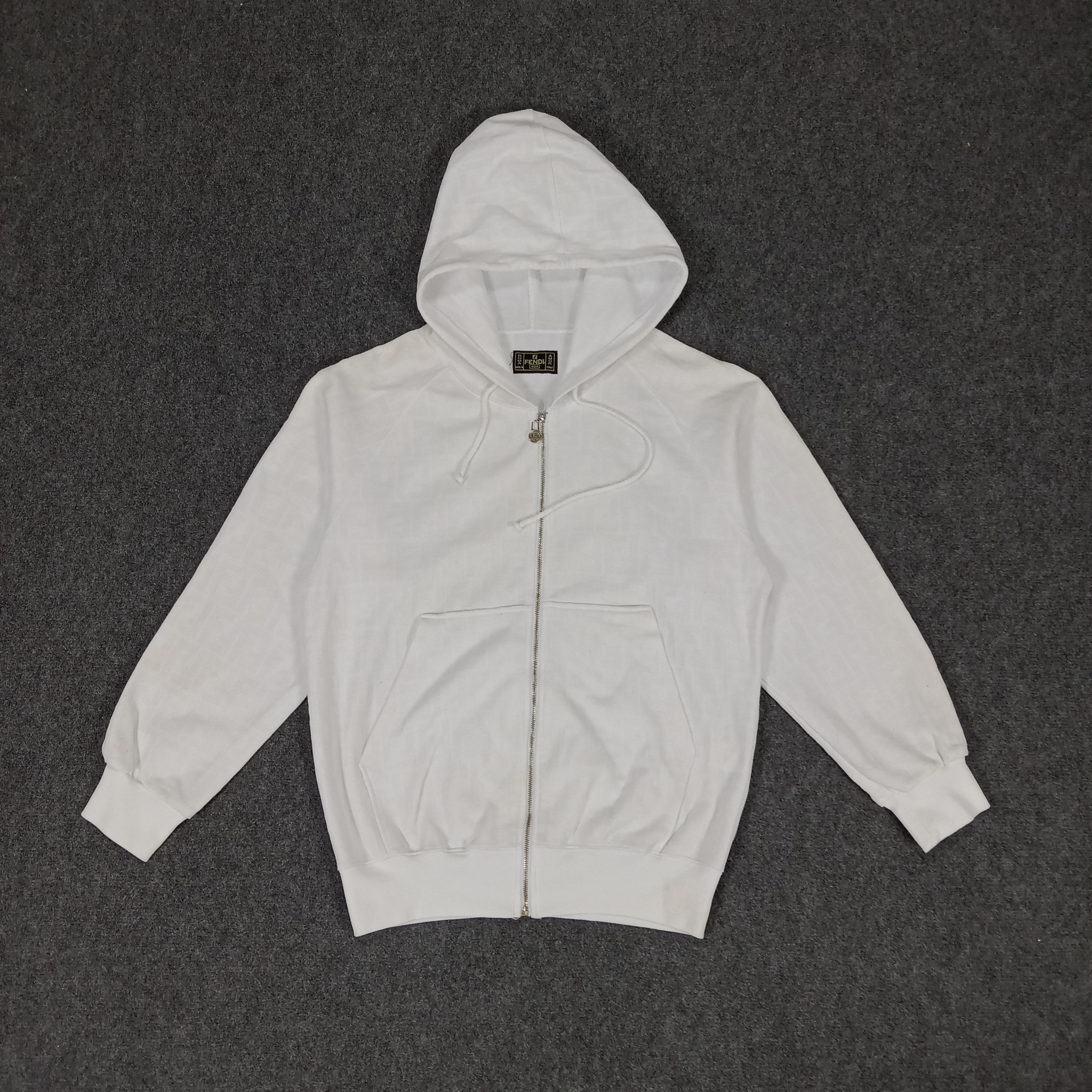 Fendi × Vintage Fendi Italian Brand Plain Hoodies Size US S / EU 44-46 / 1 - 1 Thumbnail