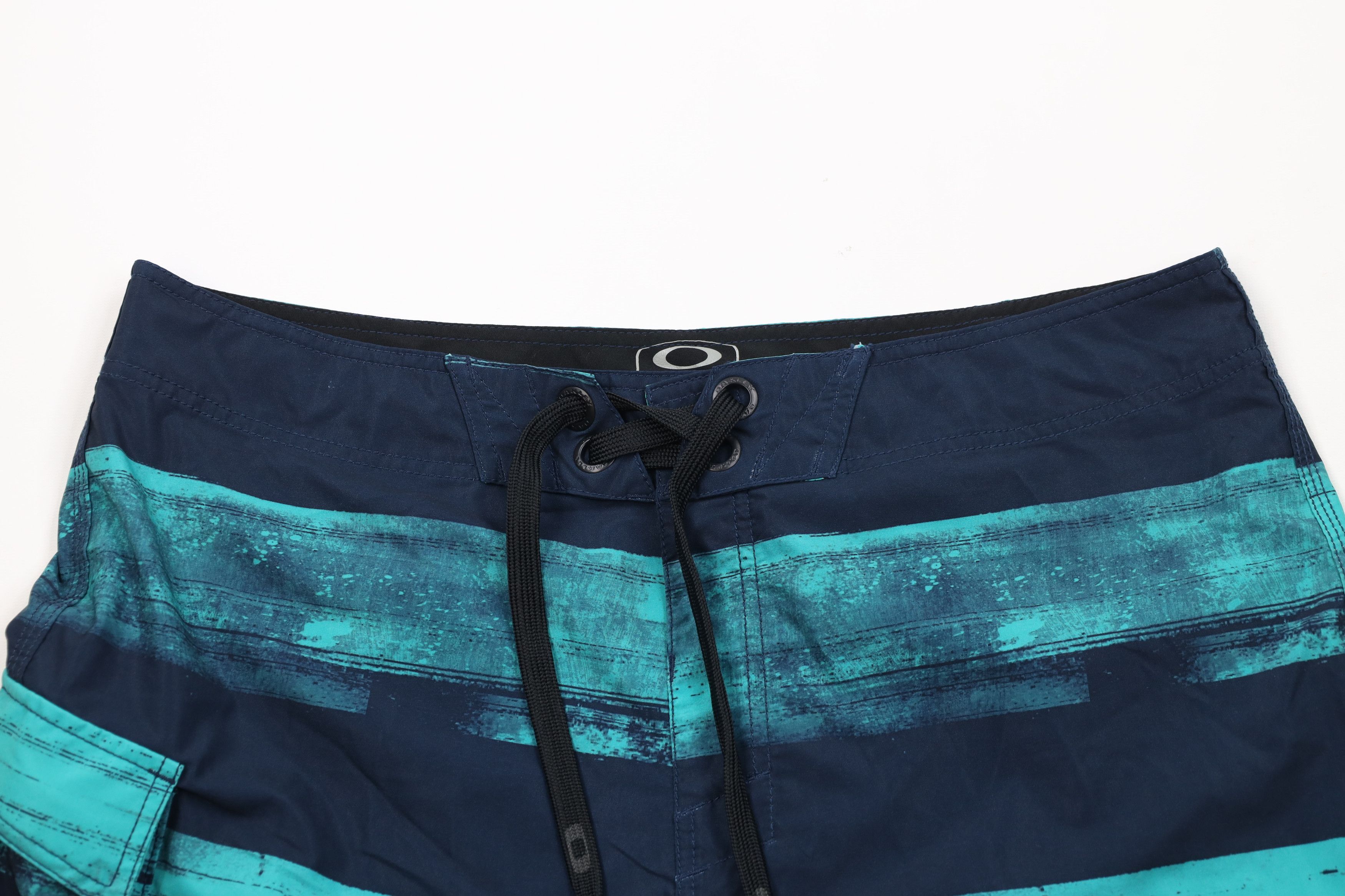 Oakley Oakley Striped Color Block Surf Board Shorts Swimming Trunks Size US 38 / EU 54 - 2 Thumbnail