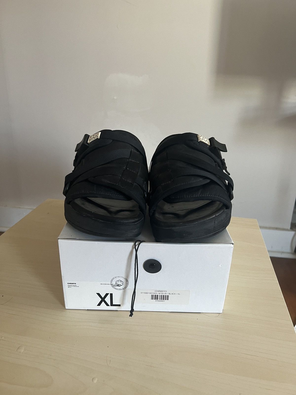 Visvim Visvim Christo Black XL Sandal Size US 12 / EU 45 - 2 Thumbnail