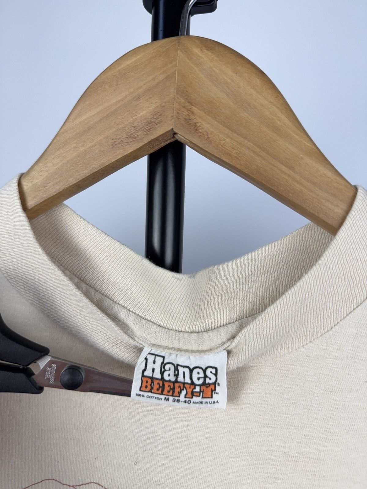 Vintage 80s Vintage Hanes Beefy-T Estrella Winery USA Made Tee Size US S / EU 44-46 / 1 - 7 Thumbnail