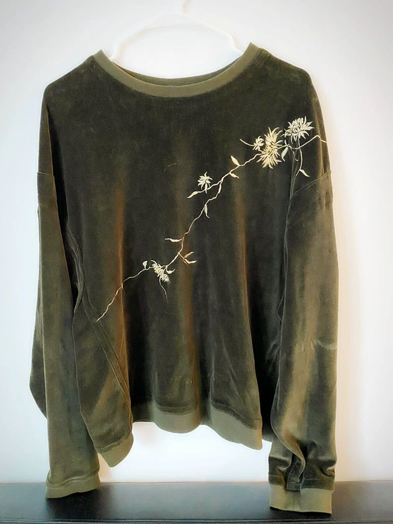 Haider Ackermann Haider Ackermann Velvet Sweatshirt Size US M / EU 48-50 / 2 - 1 Thumbnail