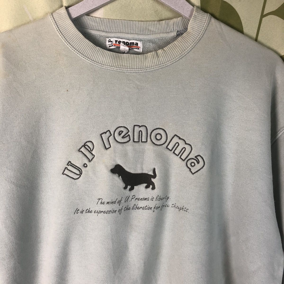 Renoma U.P Renoma vintage Mint Sweatshirt #7435 Size US L / EU 52-54 / 3 - 5 Thumbnail