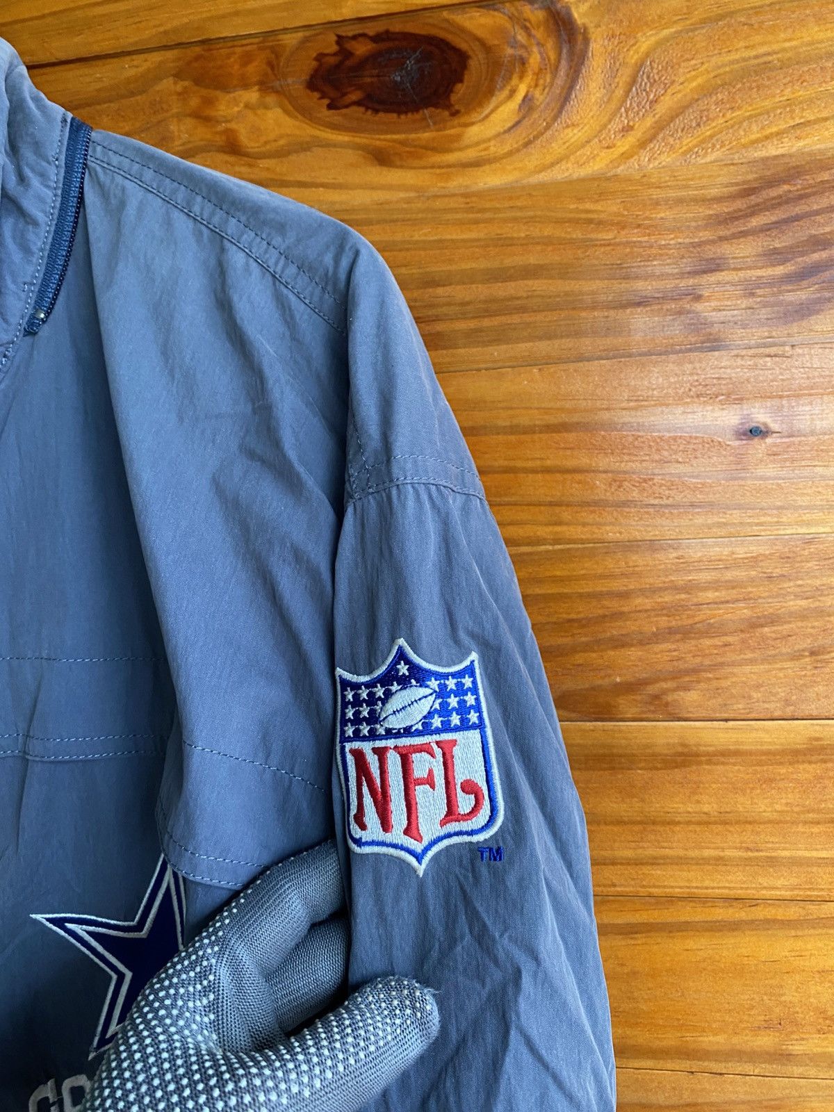NFL Vintage NFL Dallas Cowboys Gray Jacket – Official Licensed Size US L / EU 52-54 / 3 - 10 Thumbnail
