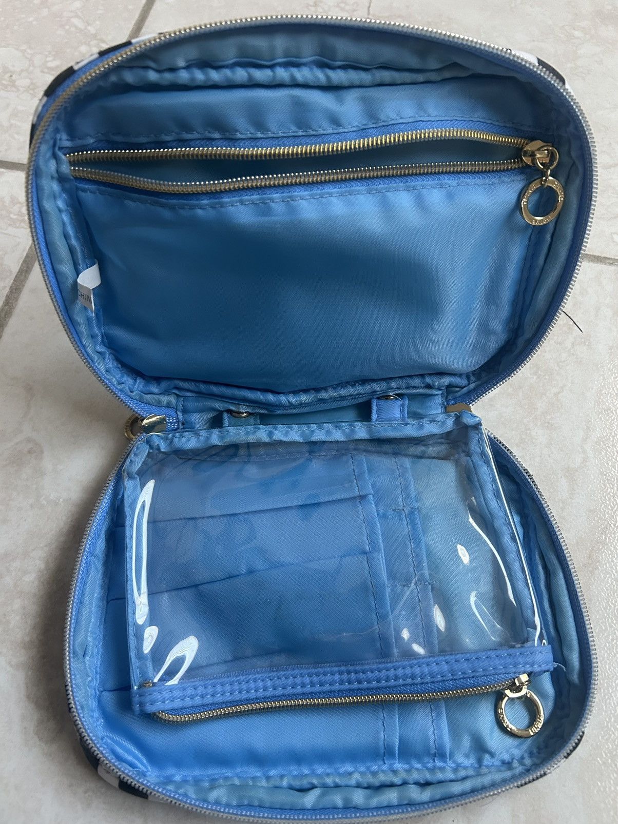 Trina Turk Trina Turk Stripped Makeup Bag Size ONE SIZE - 6 Thumbnail