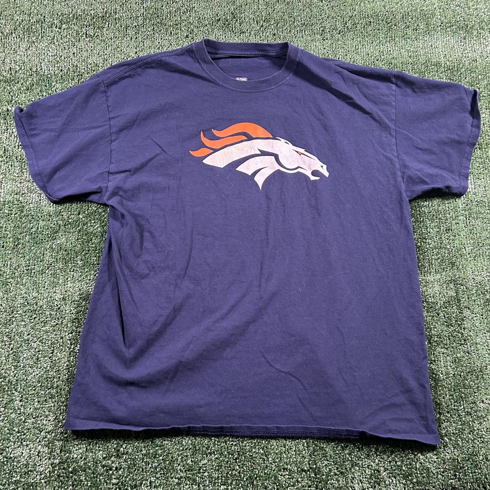 Other Men's Navy Blue Denver Broncos Graphic T-Shirt. Size XL Size US XL / EU 56 / 4 - 1 Thumbnail