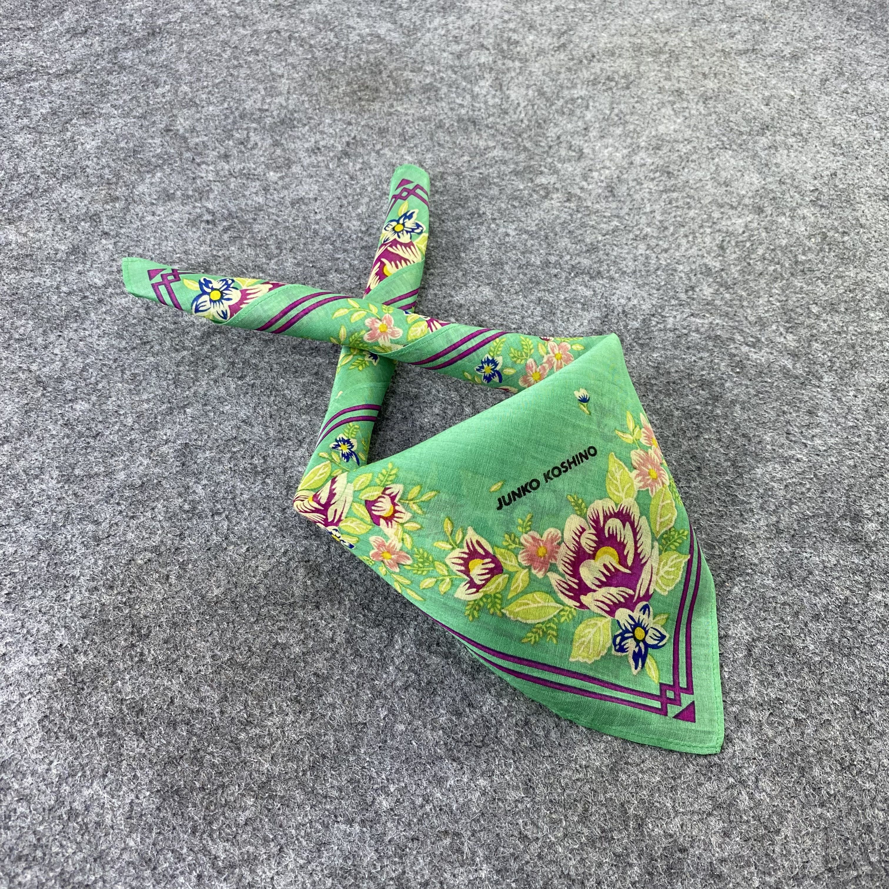 Japanese Brand Junko Koshino Handkerchief / Bandana / Neckerchief-B1214 Size ONE SIZE - 1 Thumbnail