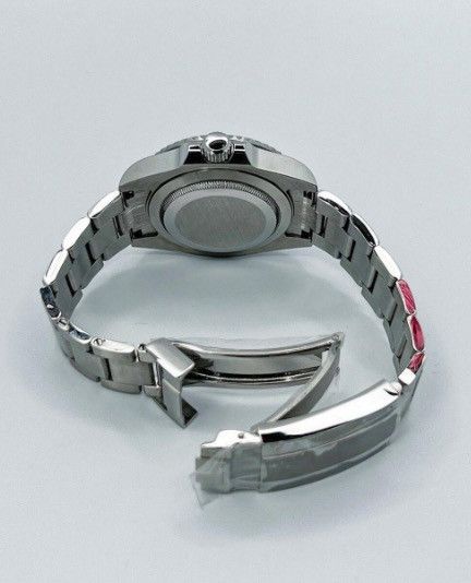Japanese Brand Seiko Mod Submariner Date Smurf Blue Oyster Steel Watch NH35 Size ONE SIZE - 5 Thumbnail