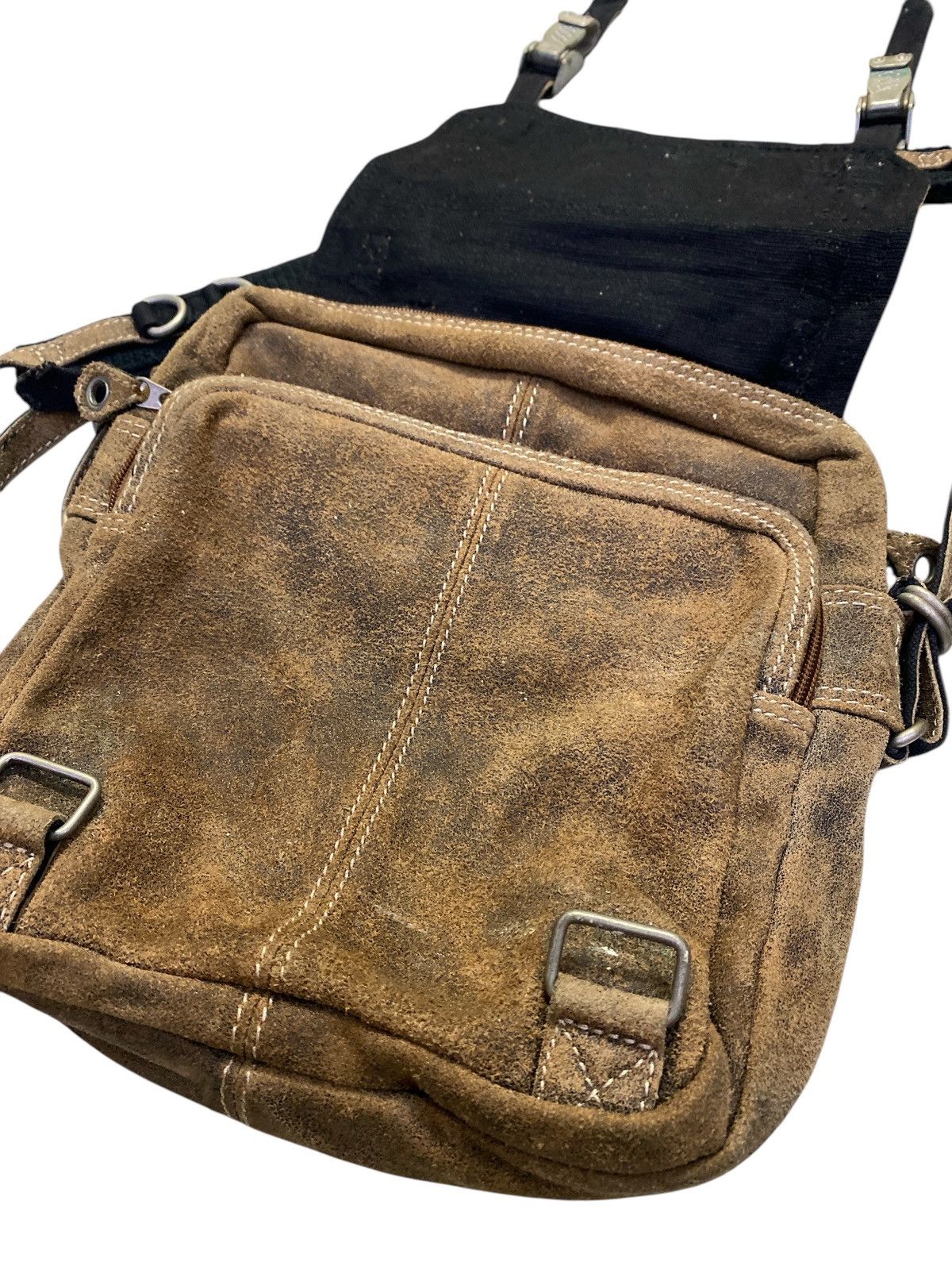 Genuine Leather × If Six Was Nine Rare Vintage Beverly Hills Leather Sling Bag Size ONE SIZE - 8 Thumbnail