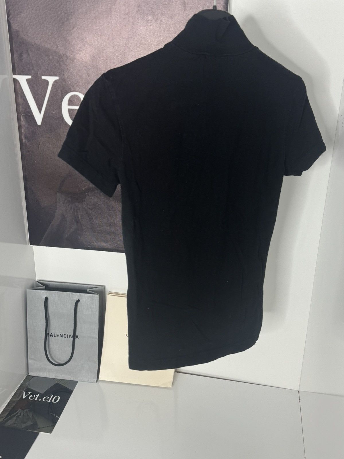 Vetements ✅ Vetements Group Slim Cropped Lonsleeve Black M Size M / US 6-8 / IT 42-44 - 9 Thumbnail
