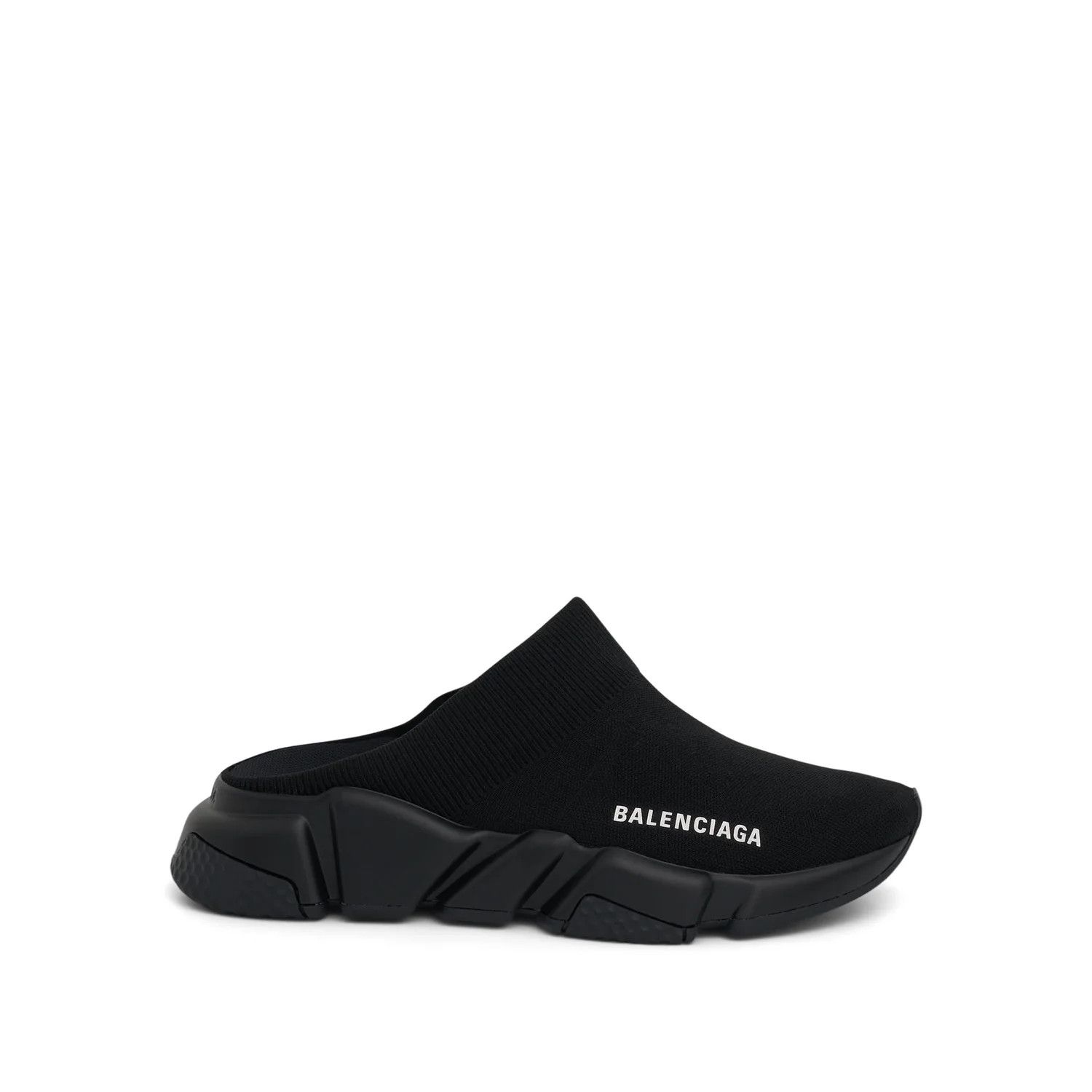 o1w1db10625 Speed Recycled Knit Mules in Black