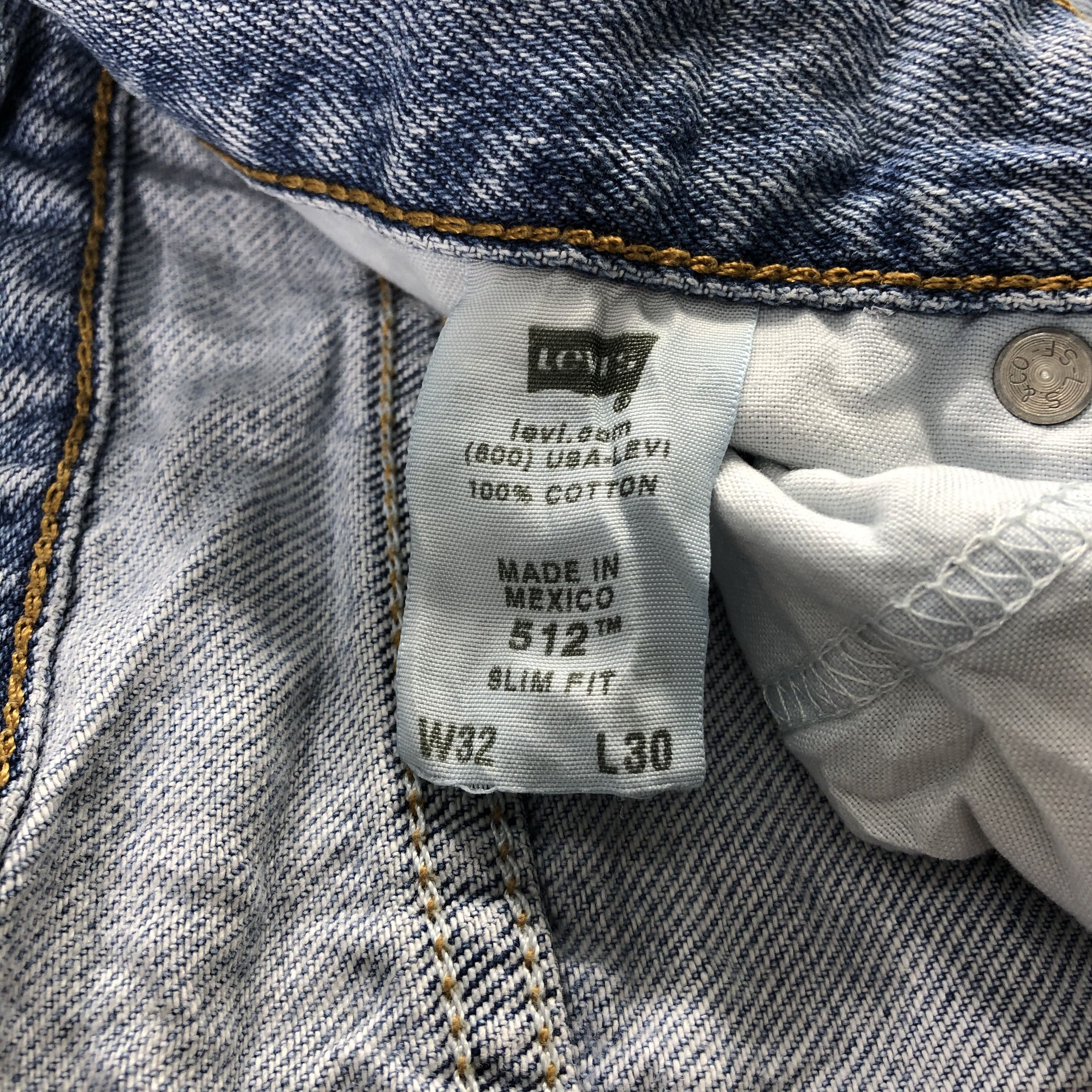 Levi's Vintage Levis 512 Jeans Distressed Denim KJ1075 Size US 32 / EU 48 - 14 Thumbnail