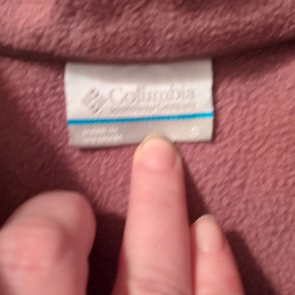 Columbia Columbia Mauve Snap Button Fleece Pullover Size Small Size S / US 4 / IT 40 - 6 Thumbnail