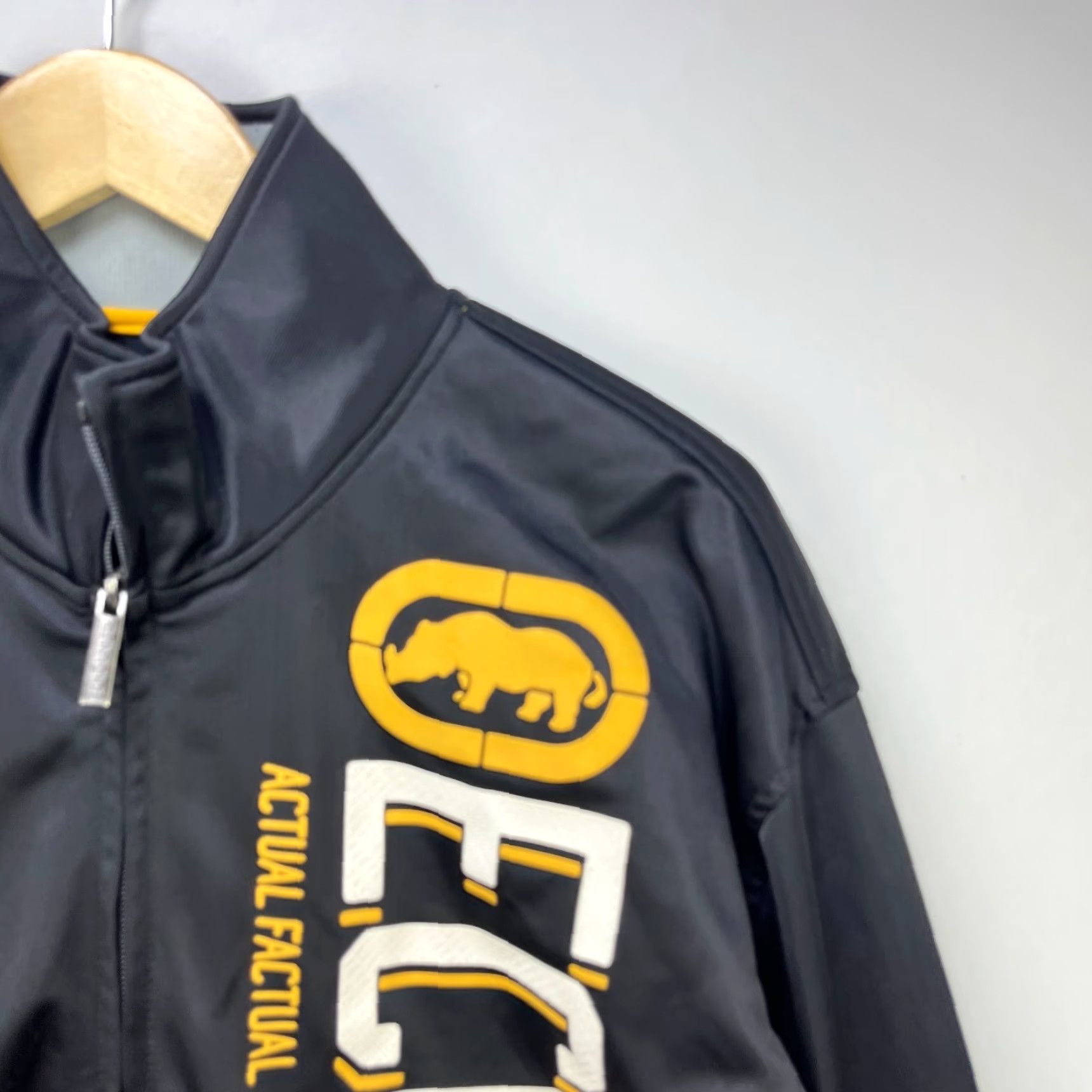 Ecko Unltd. VINTAGE Ecko Unltd Track Jacket XL Black Mens Zip Up Size US XL / EU 56 / 4 - 3 Thumbnail
