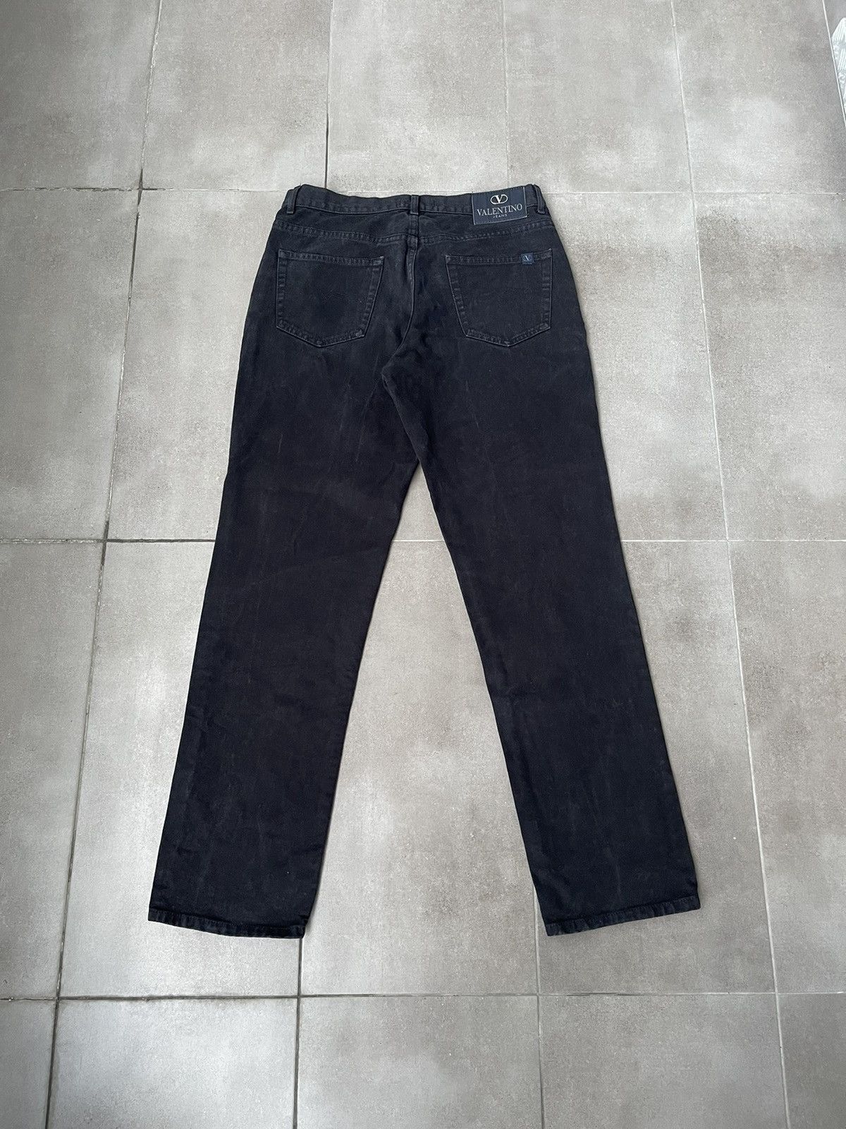 Valentino Valentino Jeans Black Baggy Denim Pants Size US 34 / EU 50 - 11 Thumbnail