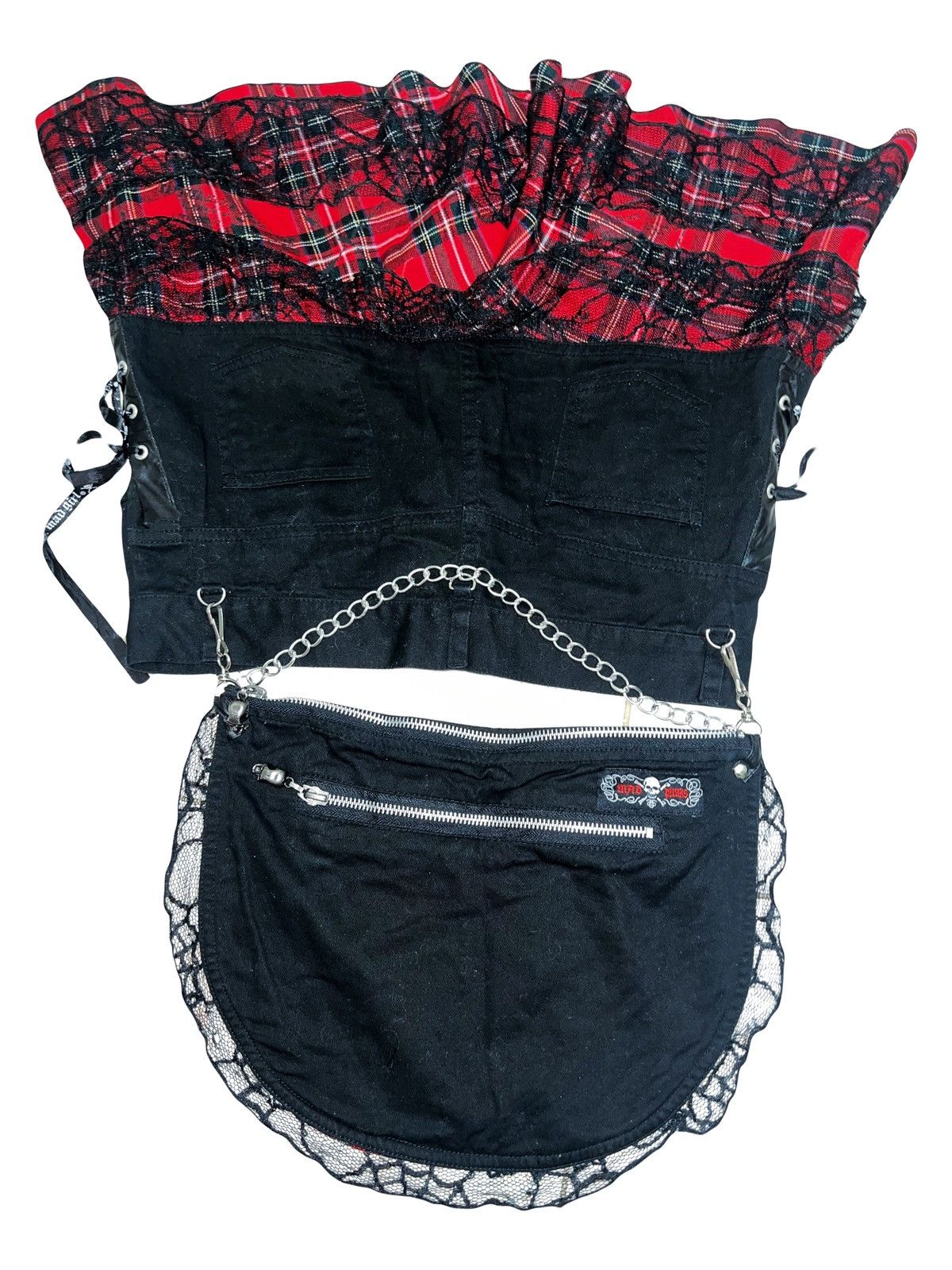 Japanese Brand Madpunks mini skirt 🧛🏻‍♀️🖤 Size 28" / US 6 / IT 42 - 8 Thumbnail