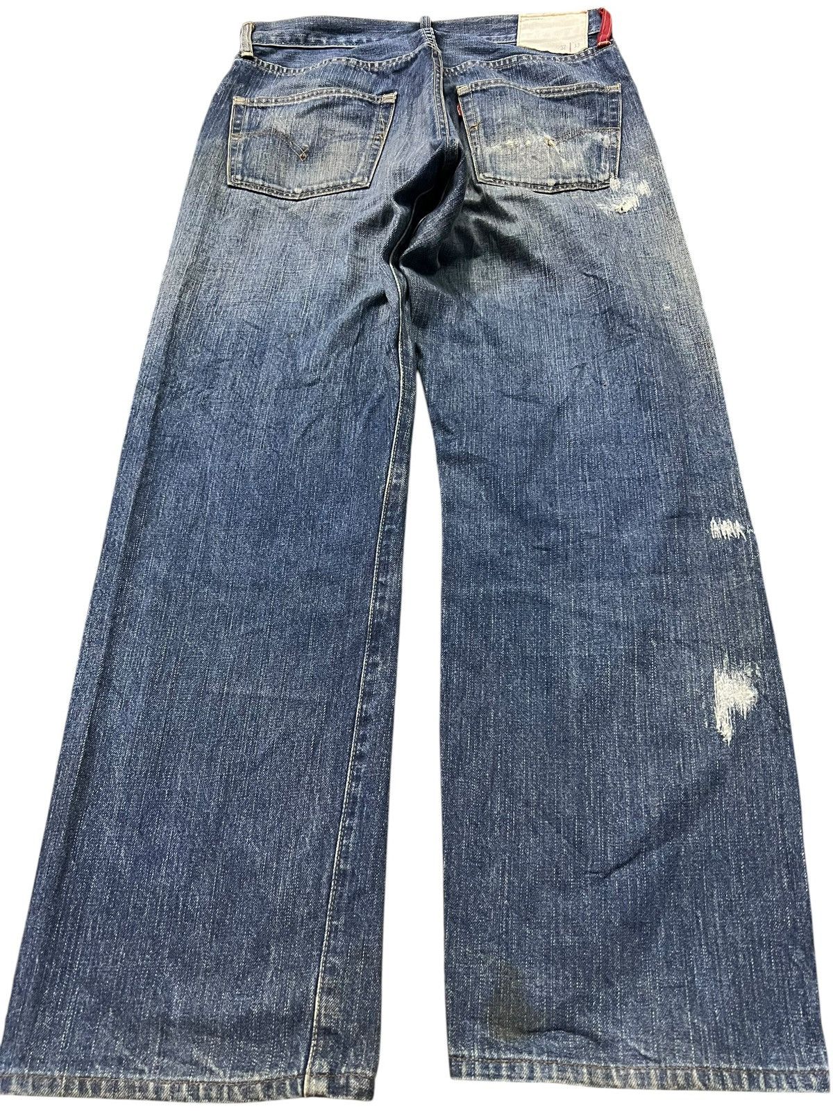 Levi's 💥Baggy💥Vintage Levi’s 510 Redlook Distressed Mud Wash Jean Size US 31 - 2 Thumbnail
