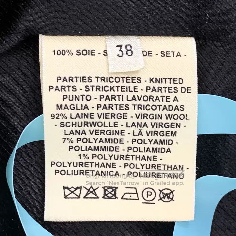 Hermes Hermes Black Polka Dot Pattern Printed Silk Collar Zip Lon Size XS / US 0-2 / IT 36-38 - 6 Thumbnail