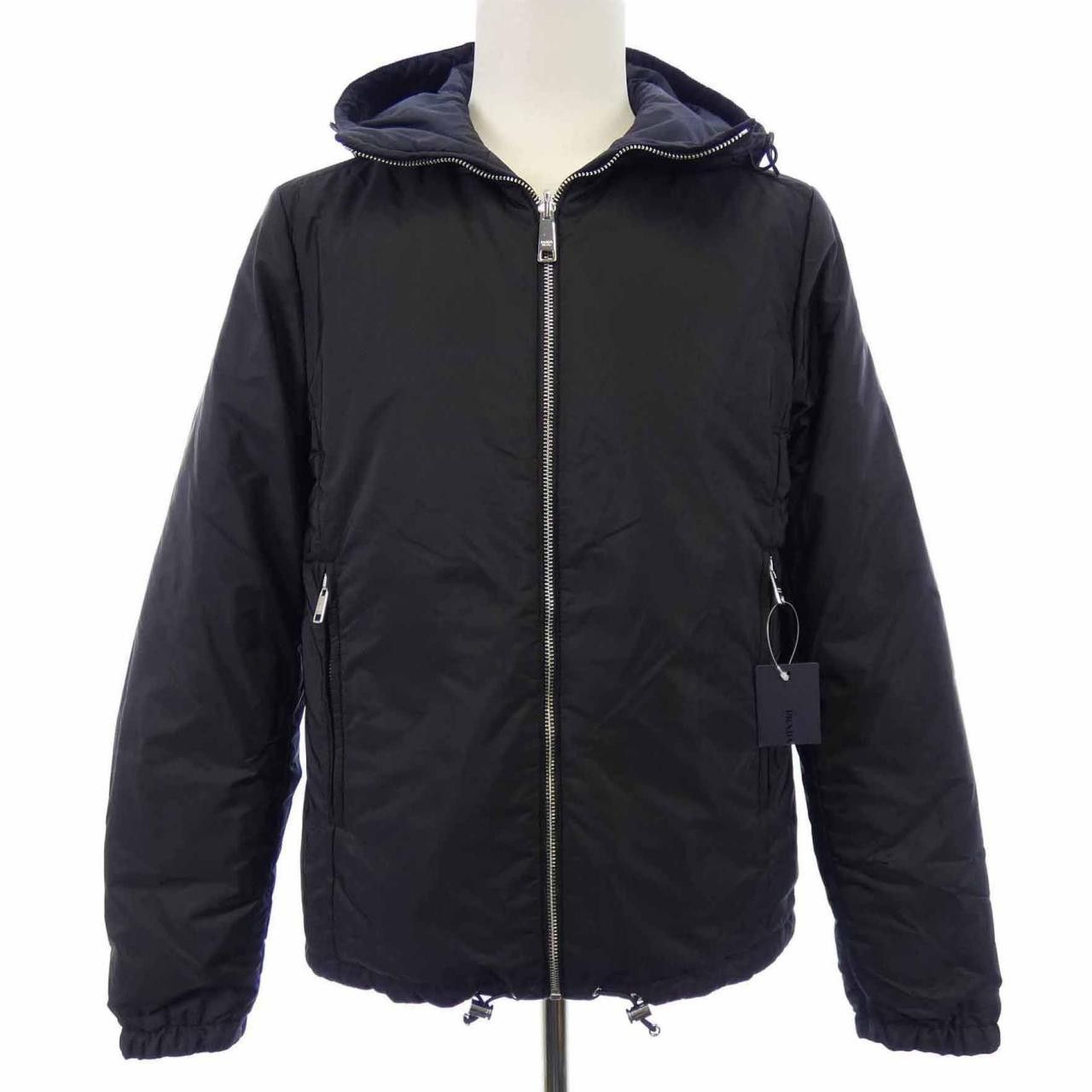 Prada Prada Prada Triangle Logo Reversible Blouson Textile Outerwear SGB224 R192 Q04 DUTY FREE for USA Size ONE SIZE - 1 Thumbnail