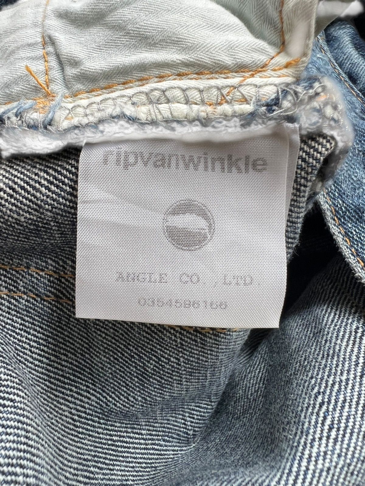RIPVANWINKLE 1990s Rip Van Winkle Light Boot Cut Ripped Jeans Size US 31 - 14 Thumbnail