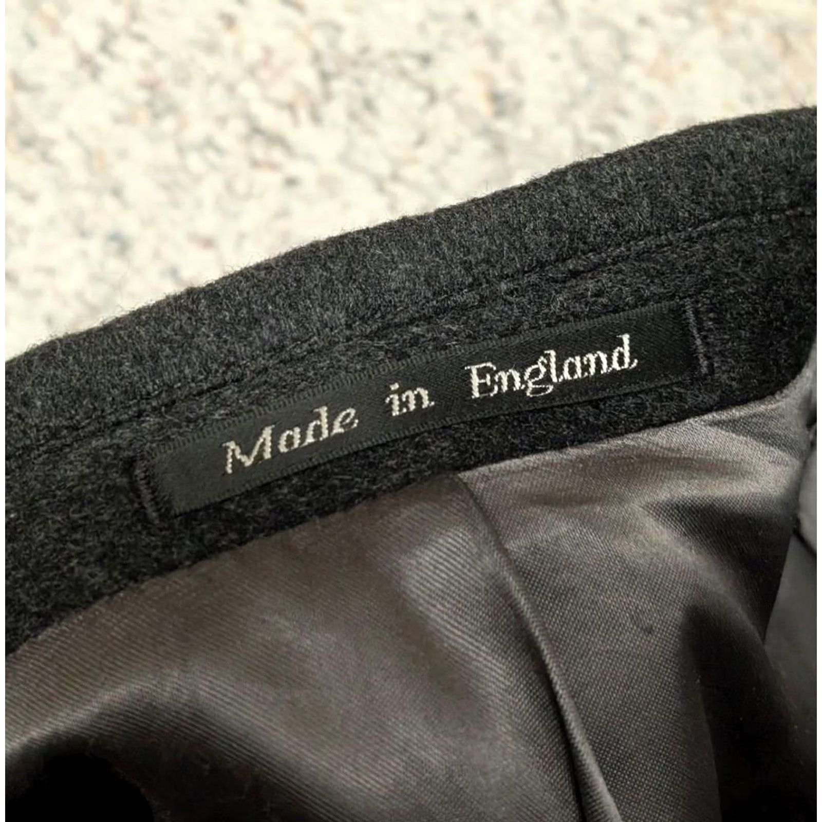 Vintage VINTAGE England overcoat 2XL black wool blend cashmere double breasted coat Mens Size US XXL / EU 58 / 5 - 6 Thumbnail