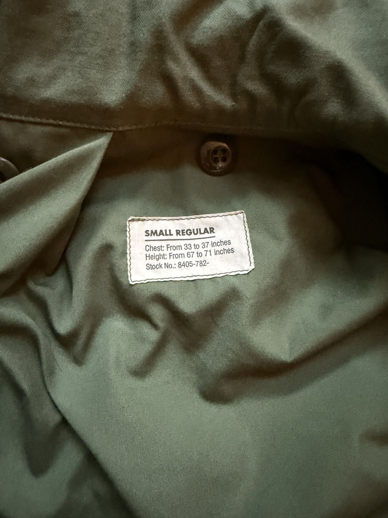 The Real McCoy's M-65 Field Jacket '1st Model' - Olive Green Size US S / EU 44-46 / 1 - 4 Thumbnail