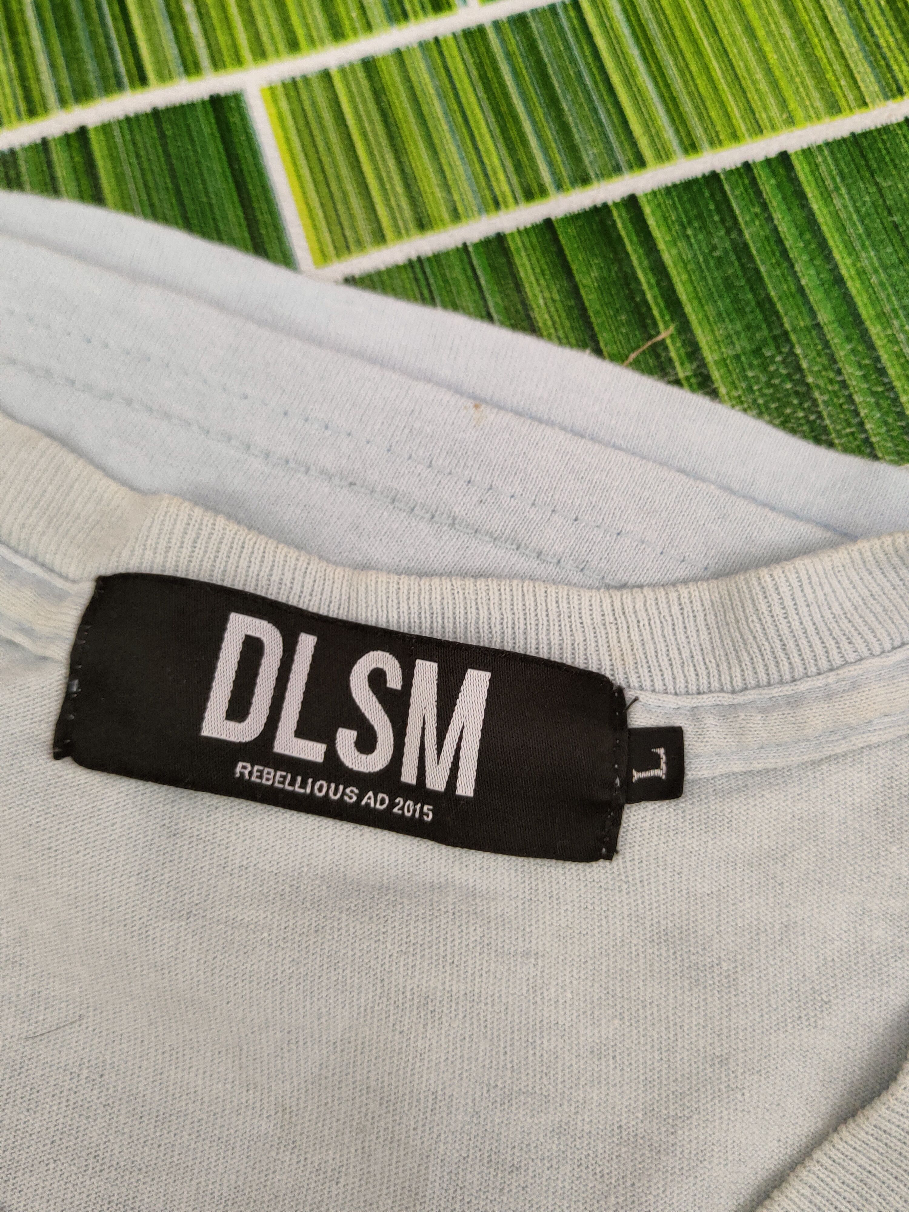 Japanese Brand DLSM "Not Social network service" Light Blue T-shirts #S2875 Size US L / EU 52-54 / 3 - 4 Thumbnail