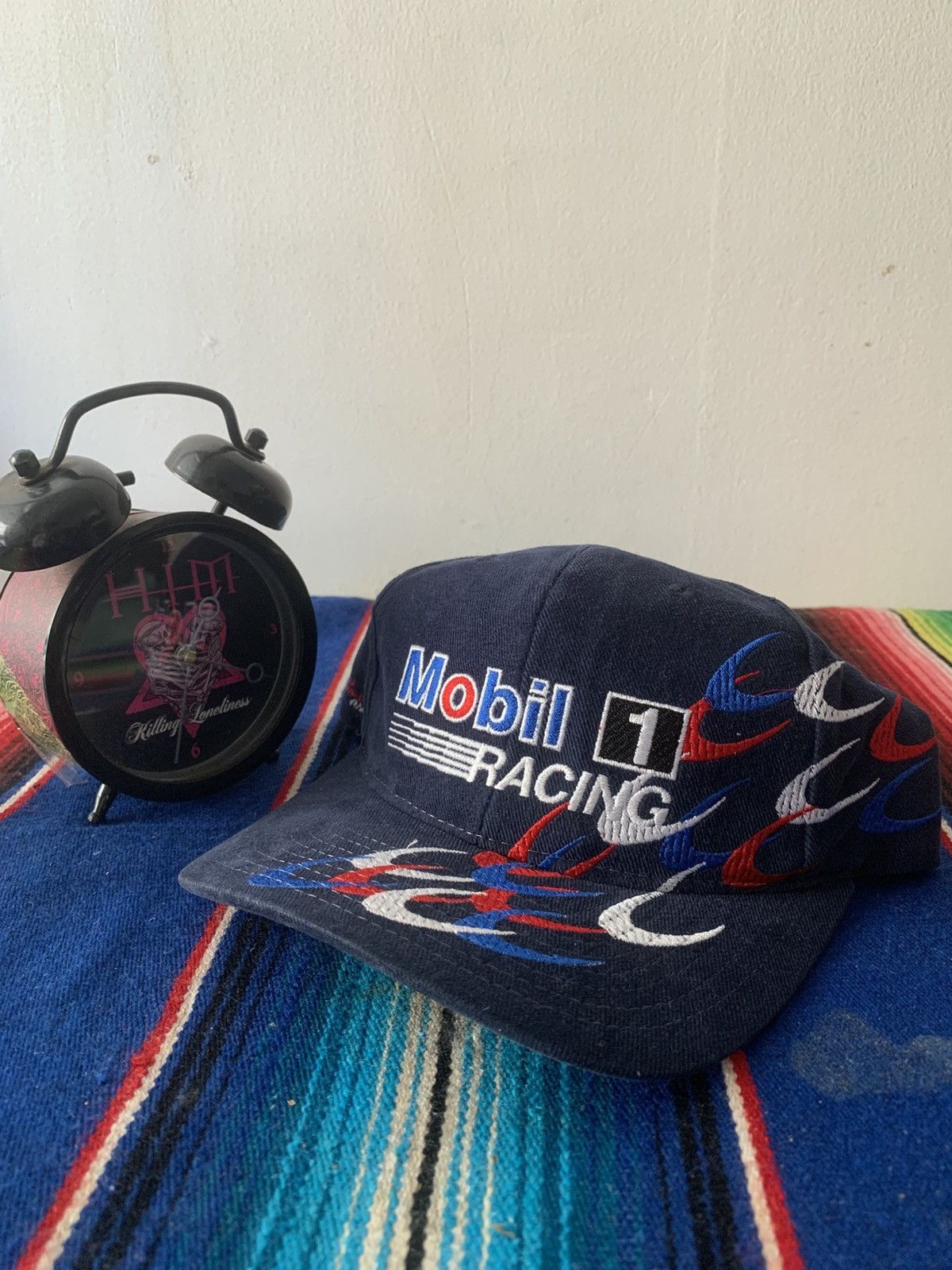 NASCAR × Section 8 Vintage Mobil 1 Racing Trucker Cap Hat Size ONE SIZE - 1 Thumbnail