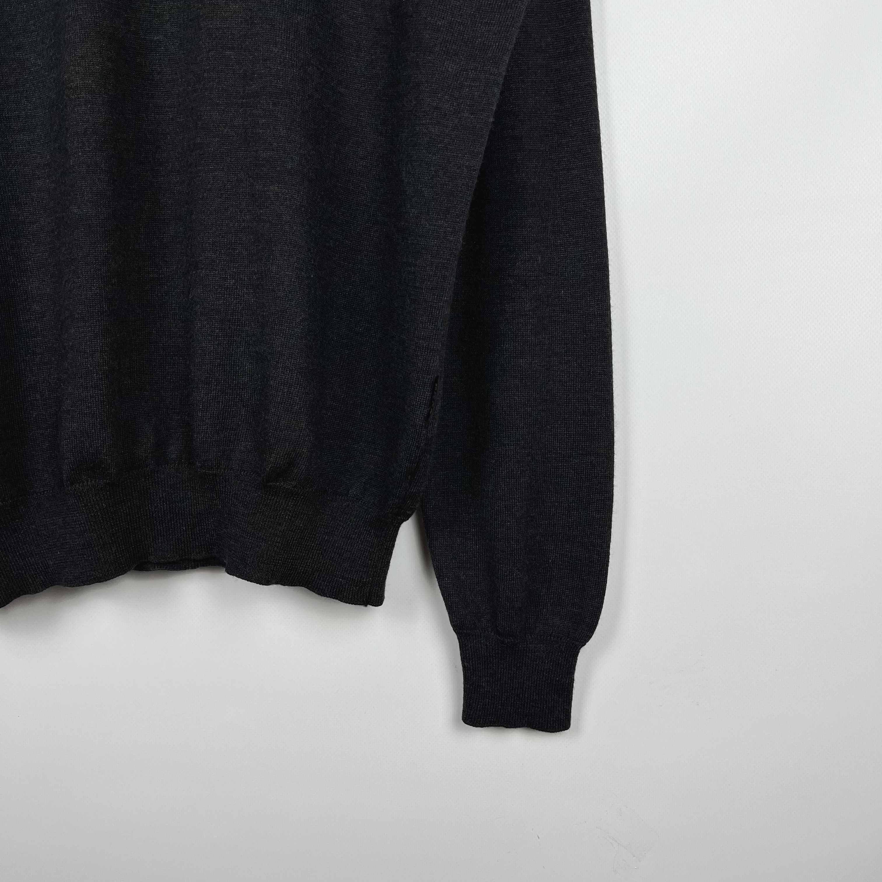Hugo Boss Hugo Boss Merino Wool Crewneck Sweater Size US M / EU 48-50 / 2 - 2 Thumbnail