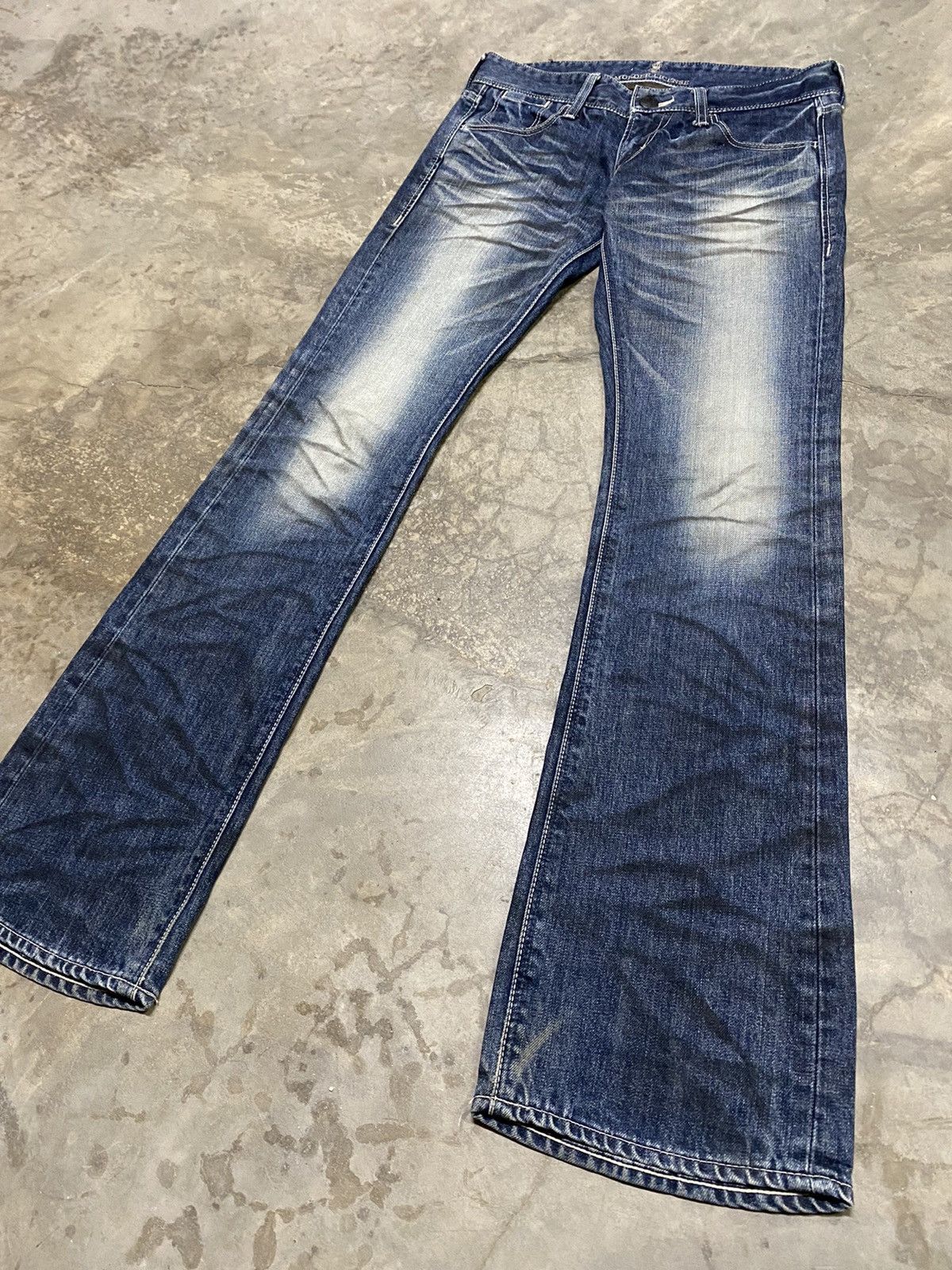 Japanese Brand × Murder License Flare Jeans Japan Murder License Black Oil Claws Size US 31 - 2 Thumbnail