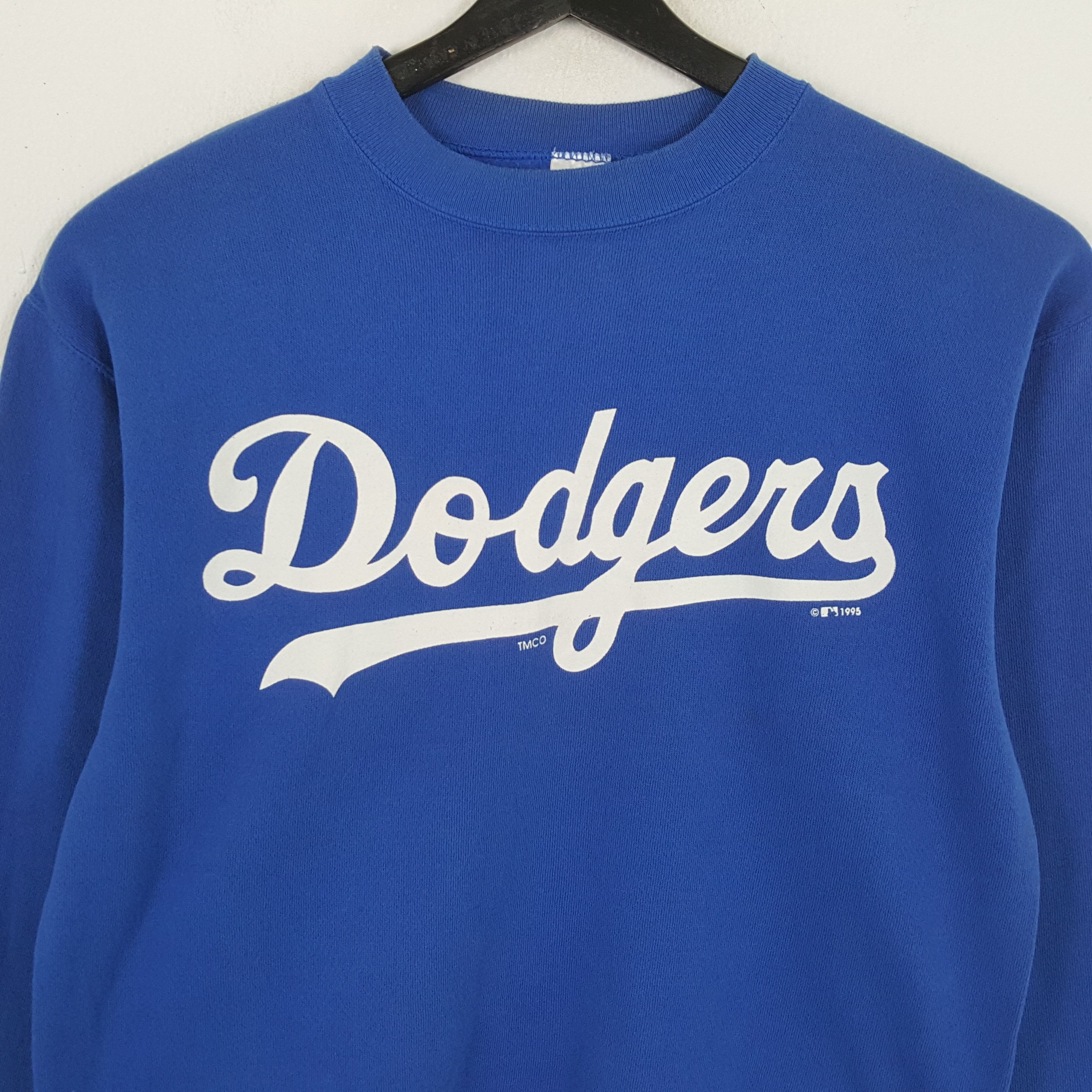 MLB × Vintage MLB Los Angeles DODGERS Baseball Team Vintage Sweatshirt Size US M / EU 48-50 / 2 - 2 Thumbnail
