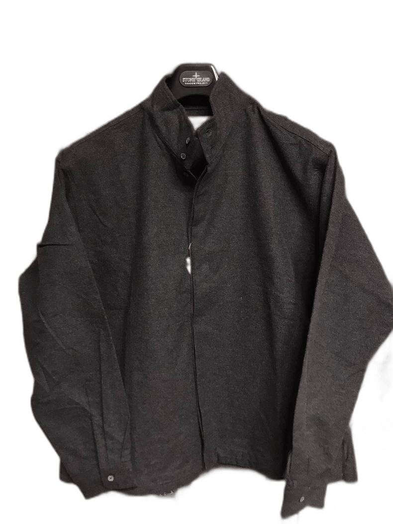 Moncler New Gray Cotton Jacket with Stand Collar Size US M / EU 48-50 / 2 - 1 Thumbnail
