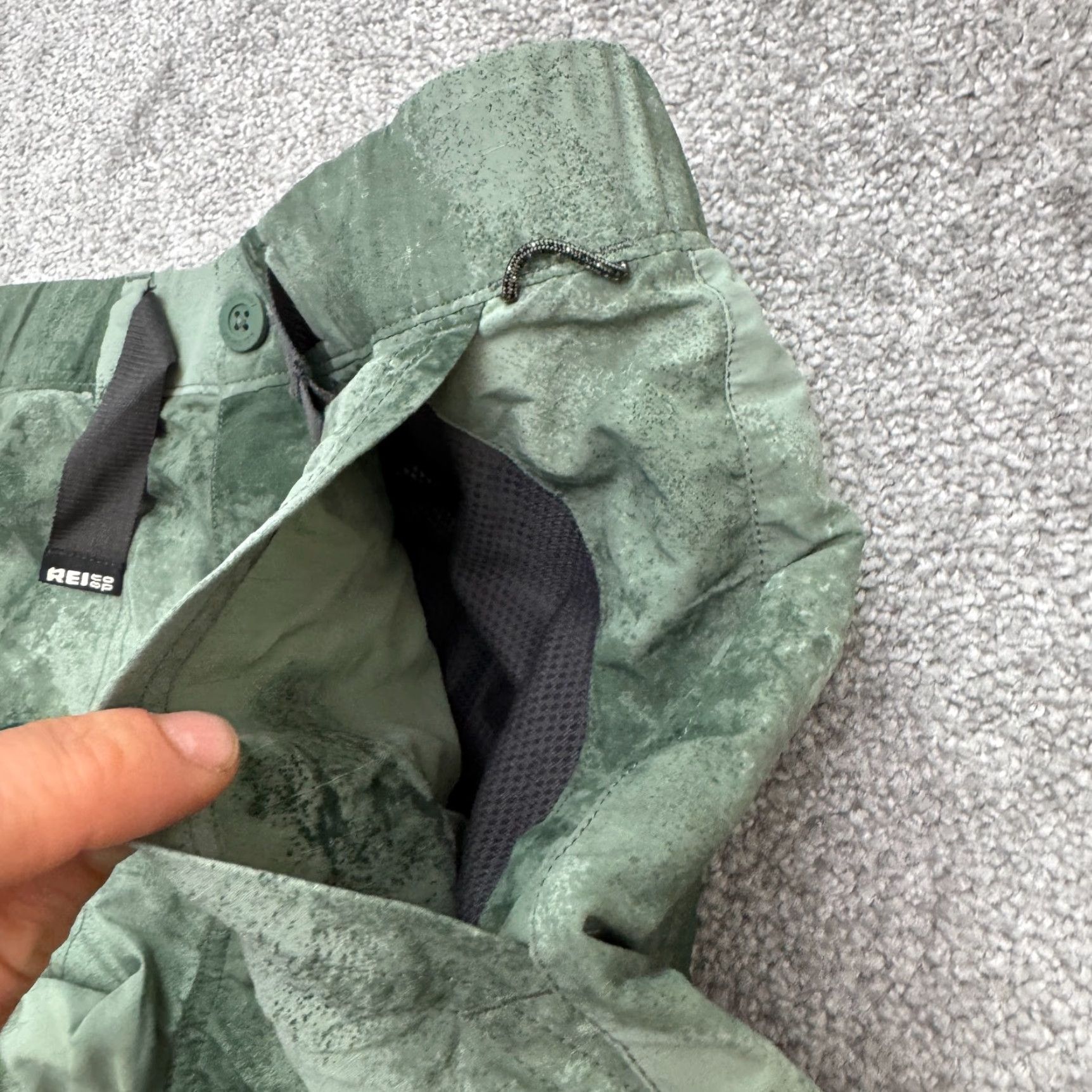 Vintage REI Co-Op Belter Water Shorts Mens Small Green Camouflage Outdoor Hiking NWOT Size US 29 - 6 Thumbnail