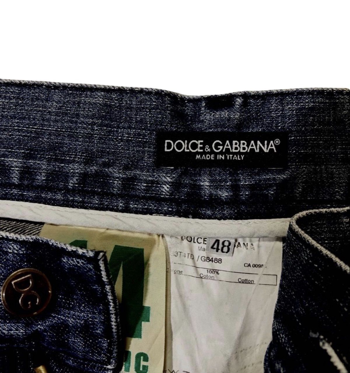 Dolce & Gabbana Dolce & Gabbana "14 Classic" Distressed Metal Logo Denim Size US 32 / EU 48 - 12 Thumbnail