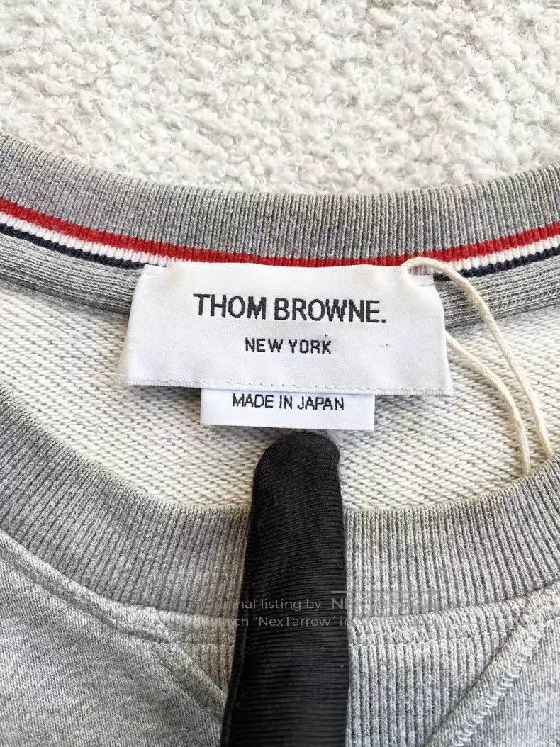 Thom Browne Thom Browne Classic striped logo hoodie Size US XXL / EU 58 / 5 - 8 Thumbnail