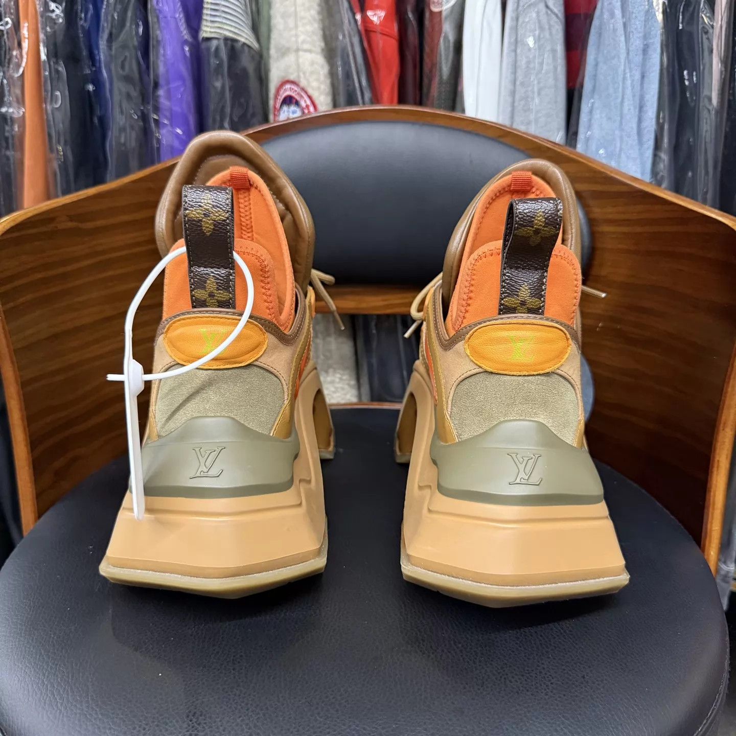 Louis Vuitton LV Archlight 2.0 Brown Caramel Dad Sneakers 38 Worn Once Size US 7.5 / IT 37.5 - 3 Thumbnail