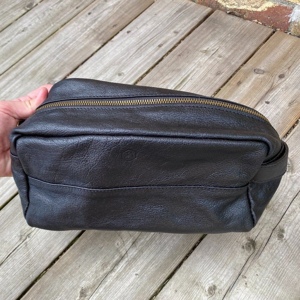 Vintage Vintage In Pell Italy Leather Bag Black Grailed