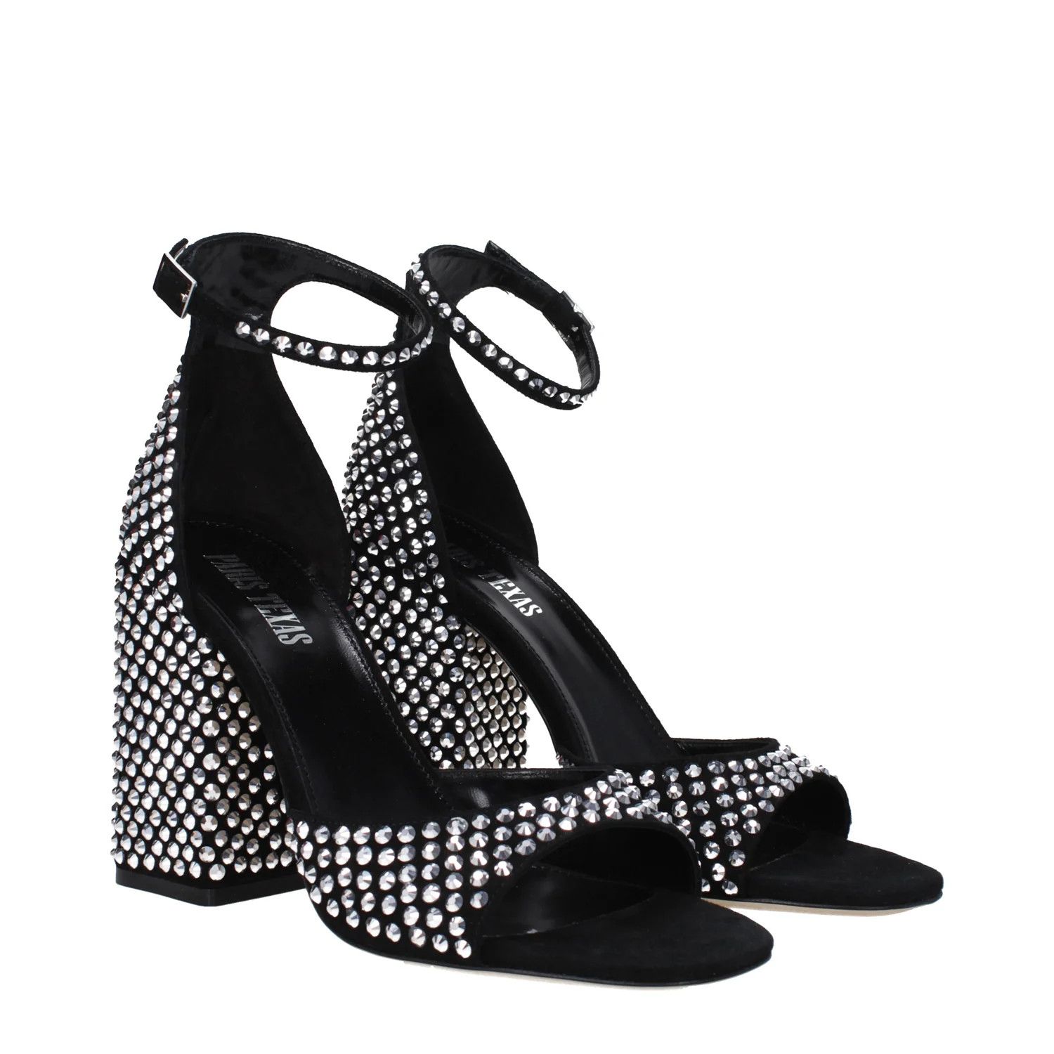 Paris Texas ob1o1e1124 Suede Sandals in Black Size US 8 / IT 38 - 2 Thumbnail