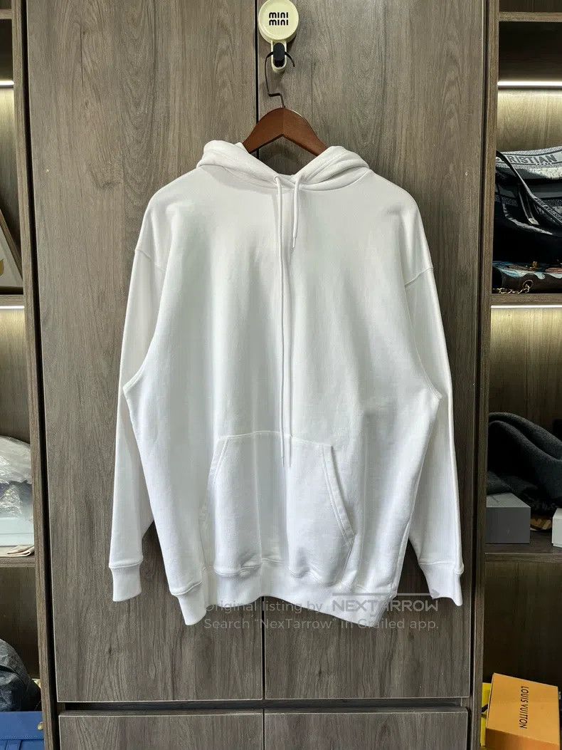 Balenciaga Balenciaga White Alphabet Logo Hoodie Size US S / EU 44-46 / 1 - 1 Thumbnail