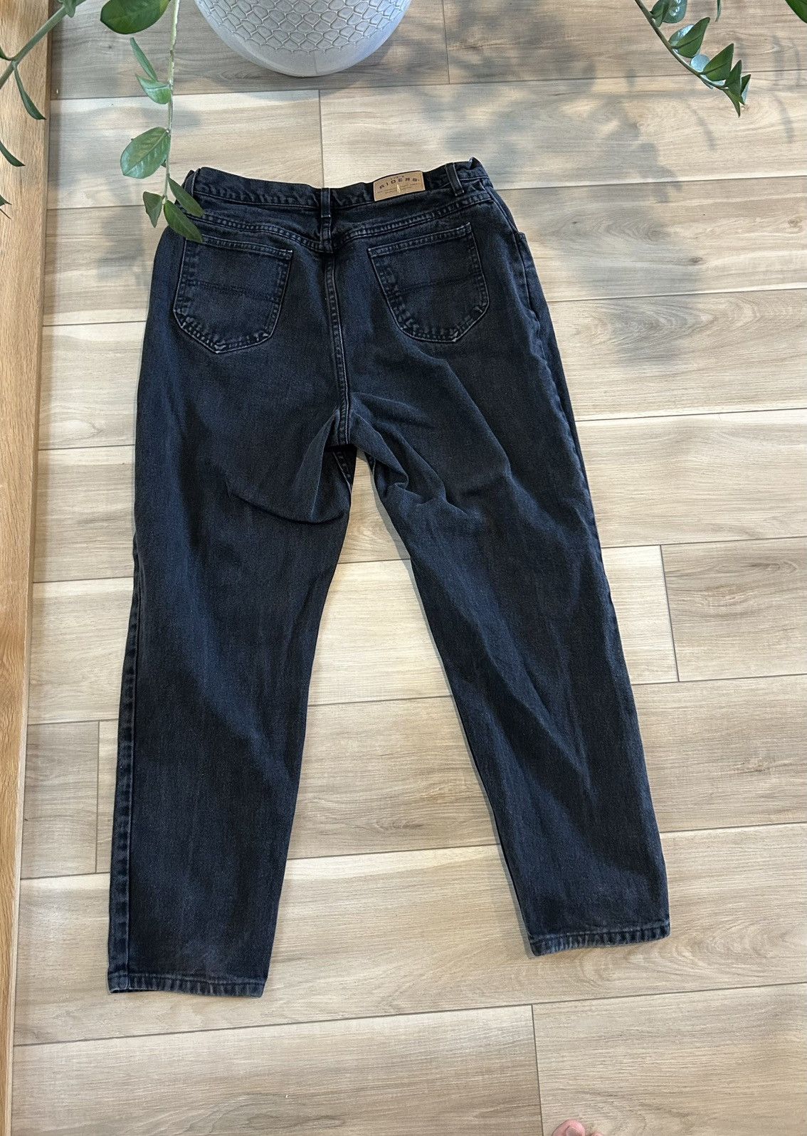 Other Black Denim Rider Jeans Size US 36 / EU 52 - 2 Thumbnail