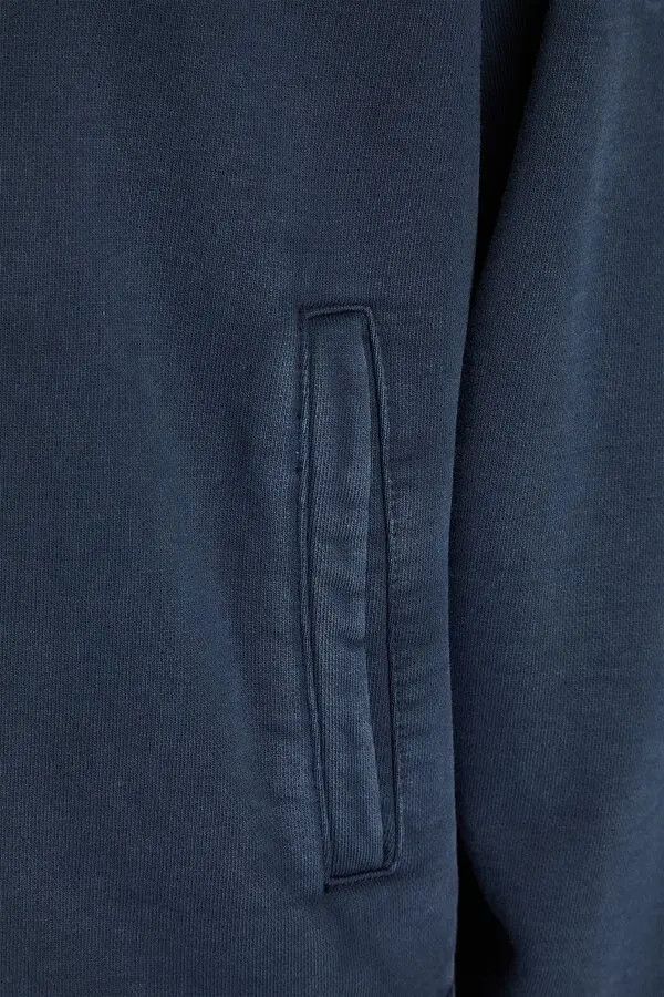 Missoni o1mle1025 Zip Logo Hoodie In Dark Blue Size US XL / EU 56 / 4 - 4 Thumbnail