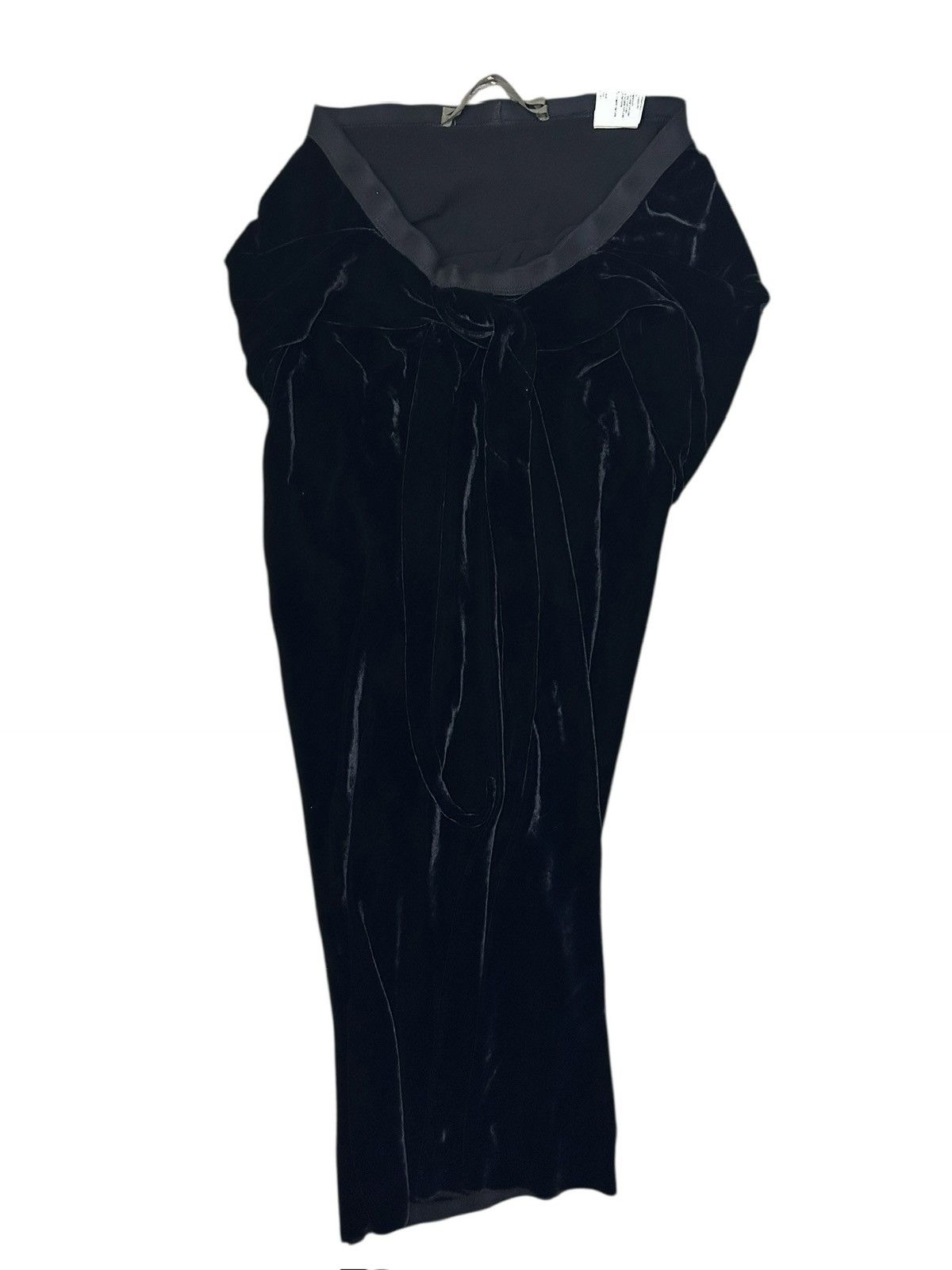 Rick Owens F/W 05 Moog Velvet Tie Skirt Size 27" / US 4 / IT 40 - 2 Thumbnail
