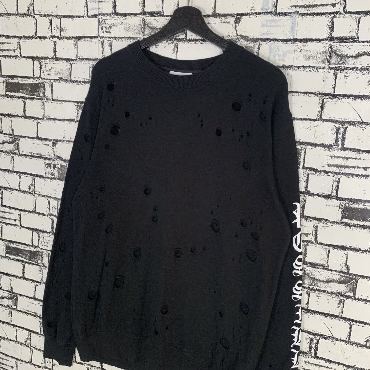 Designer × Japanese Brand Vintage Ragout Distressed Sweatshirt Size M / US 6-8 / IT 42-44 - 2 Thumbnail